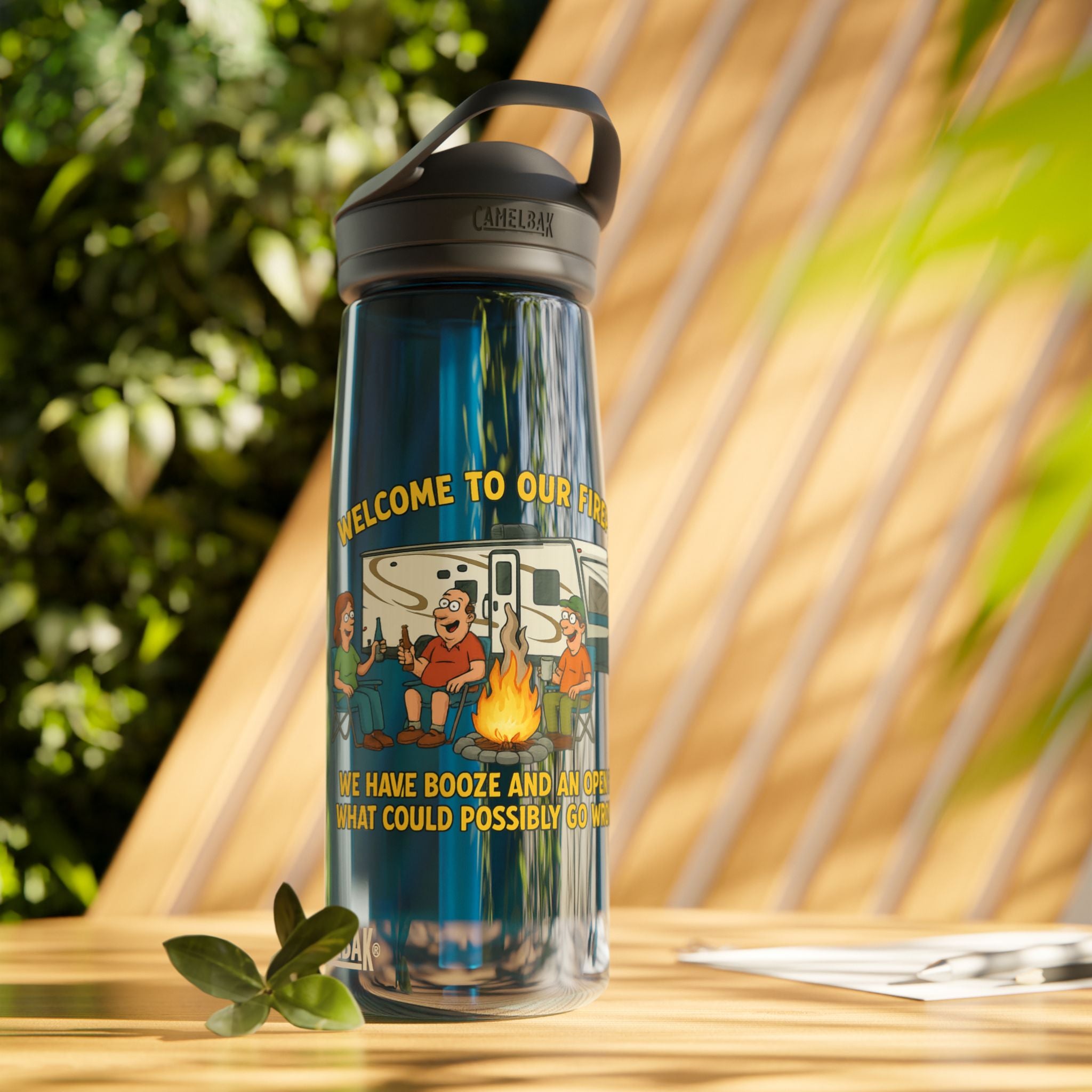 Funny Camping Water Bottle with Humorous Quotes, Outdoor Adventure Gift, Reusable Hydration Container, Eco-Friendly Travel Mug, Cool [...]
