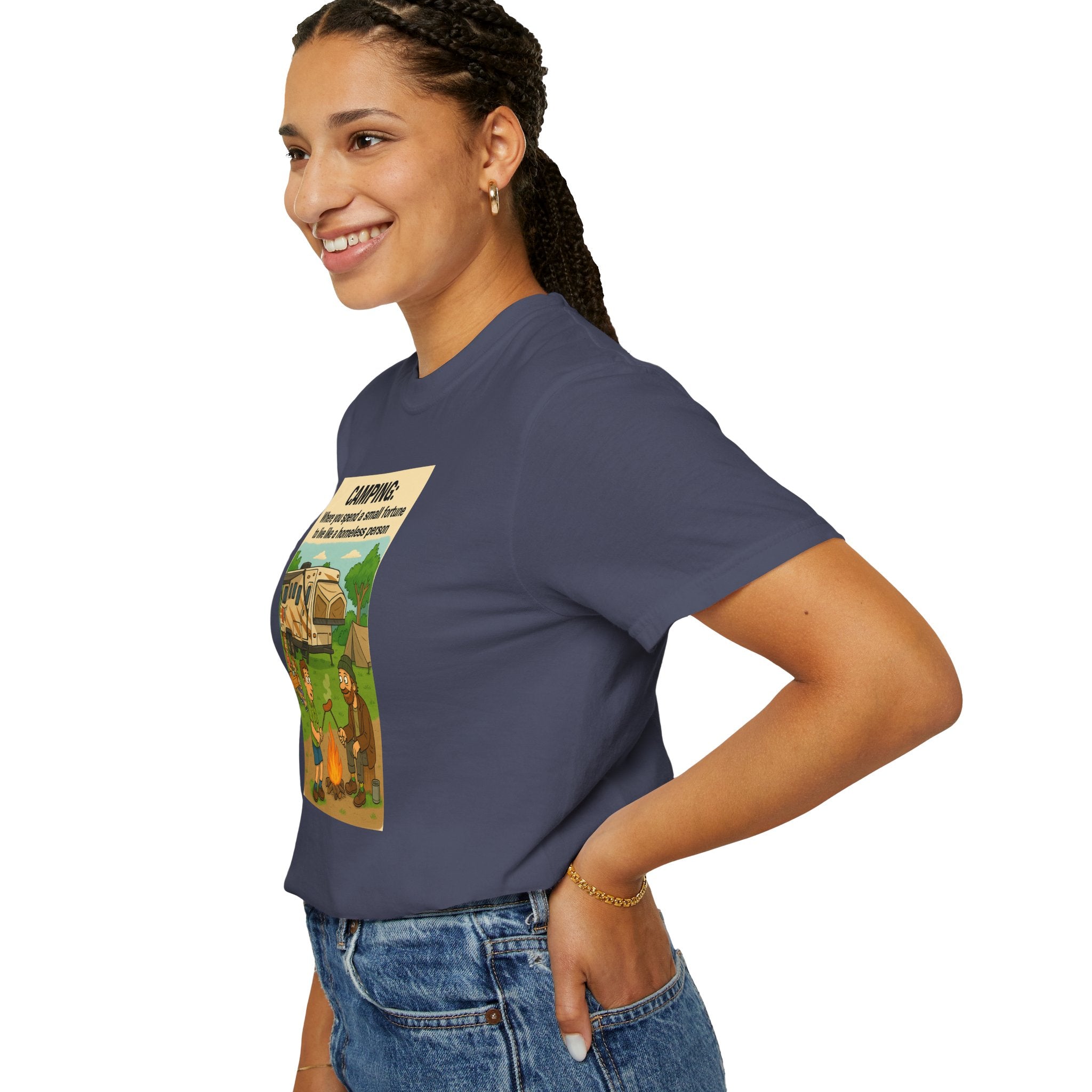 Camping Humor T-Shirt, Unisex Graphic Tee, Adventure Gift, Outdoor Lover Apparel, Funny Camping Shirt