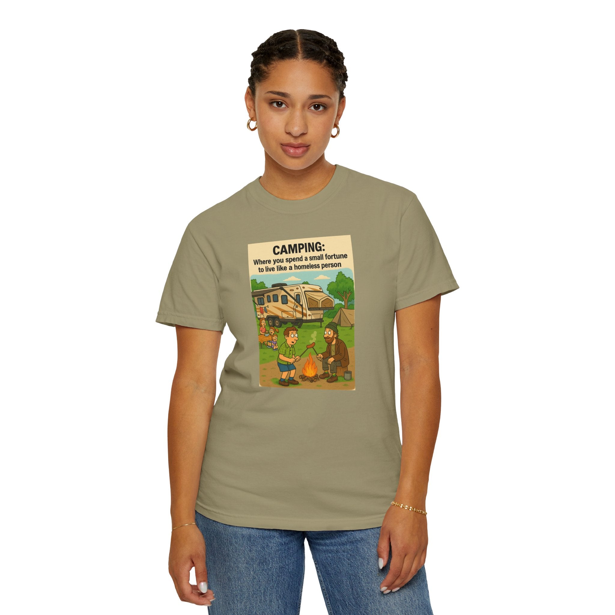 Camping Humor T-Shirt, Unisex Graphic Tee, Adventure Gift, Outdoor Lover Apparel, Funny Camping Shirt