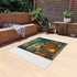 Camping Outdoor Rug, Fun Outdoor Decor, Cozy Patio Mat, Ideal for Camping, BBQs, Ahead of Summer Adventures