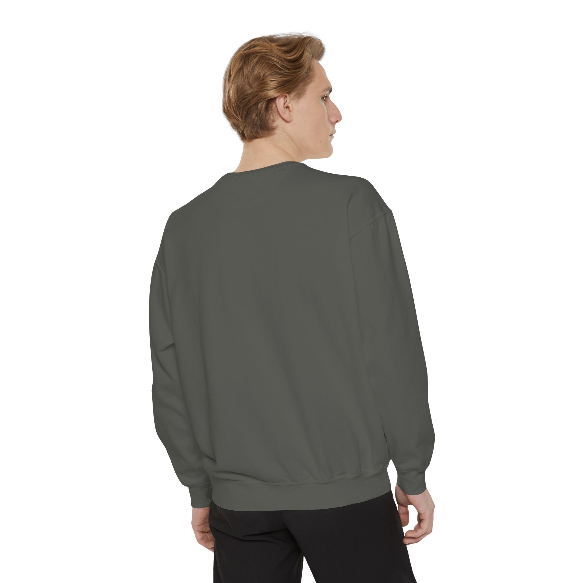 Garment-Dyed Sweatshirt - I Go Where I Am Towed