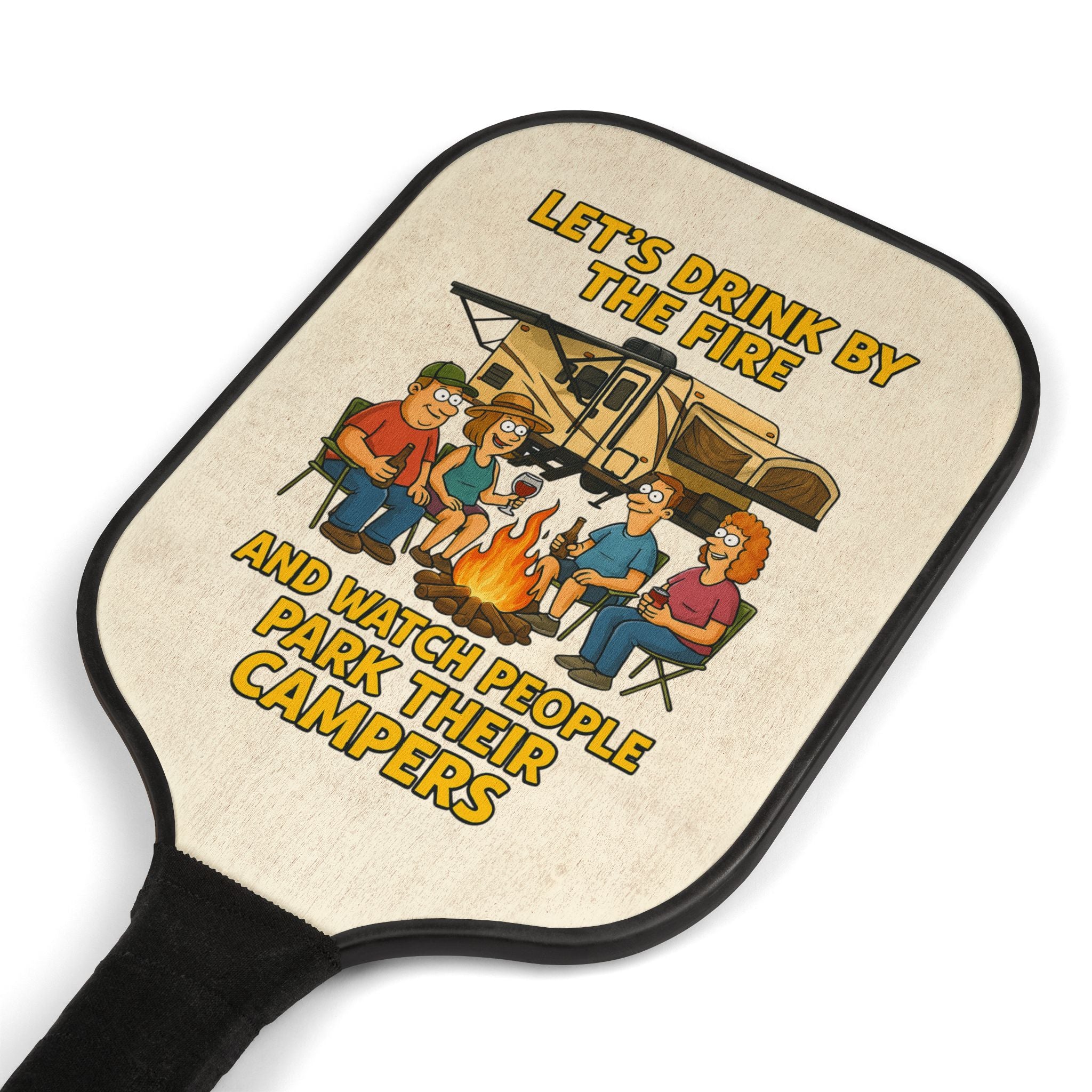 Pickleball Paddle Set for Campfire Lovers, Fun Outdoor Game Kit, Great for Picnics, Camping, Family Gatherings, Unique Gift Idea