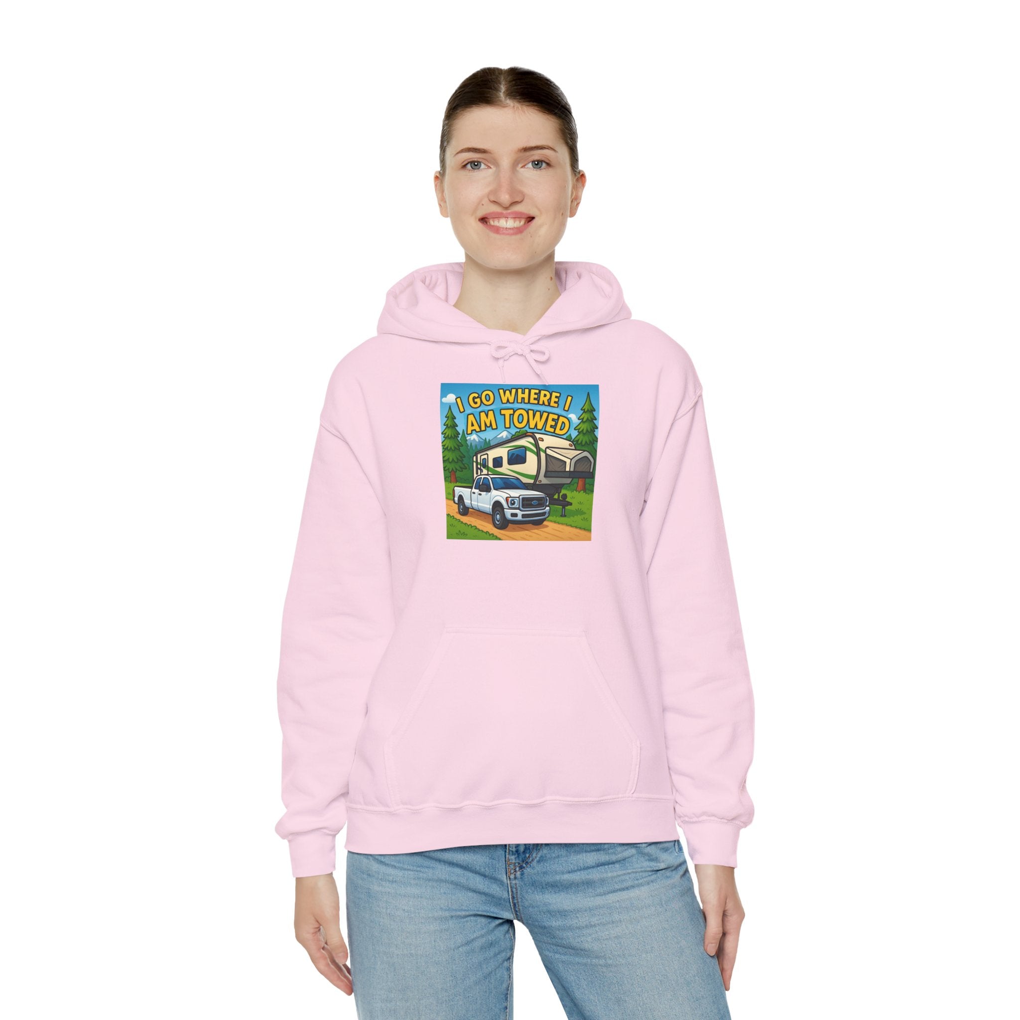 Adventure-Themed Hooded Sweatshirt - Perfect for Travel Enthusiasts, Camper Gifts, Cozy Outings, Outdoor Activities, Road Trip Essentials