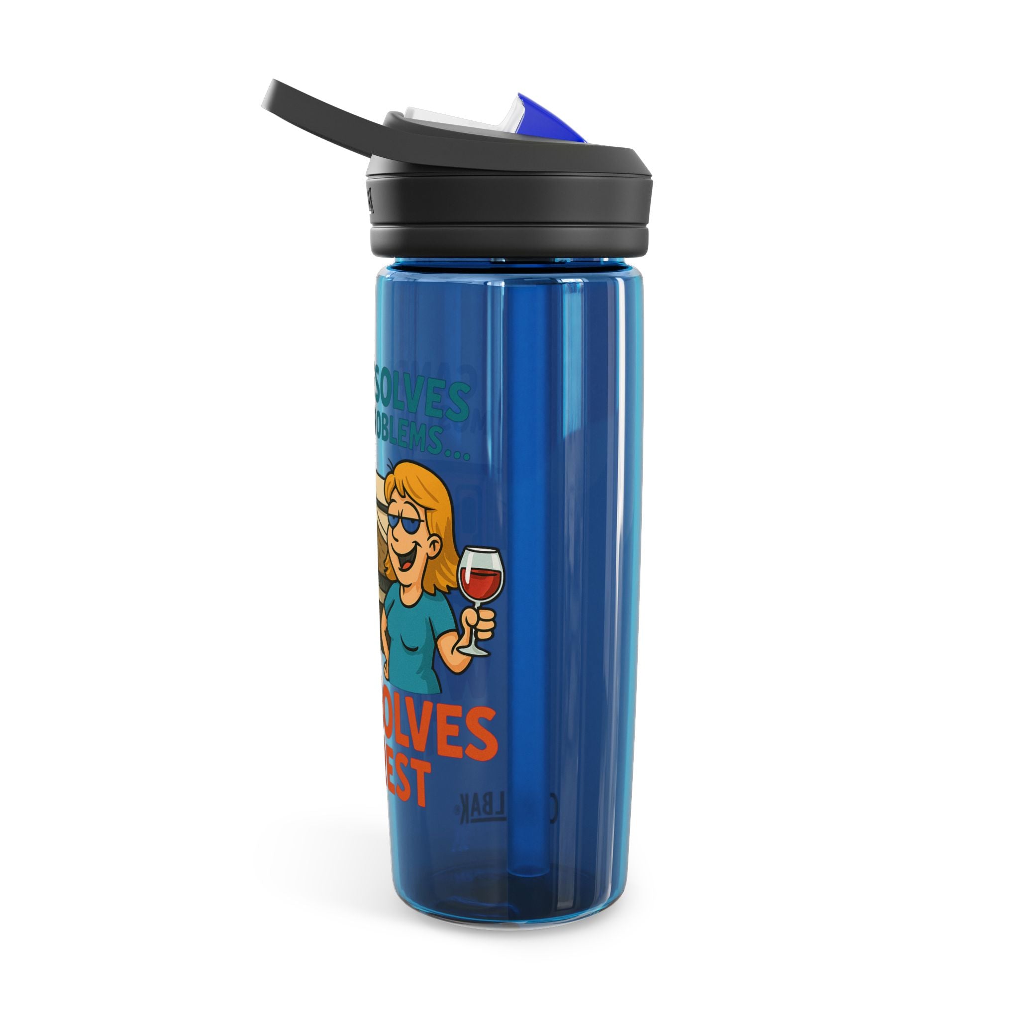 Camping Water Bottle with Fun Quote | Travel Mug, Outdoor Gear, Gift for Campers, Hydration Bottle, Adventure Accessory