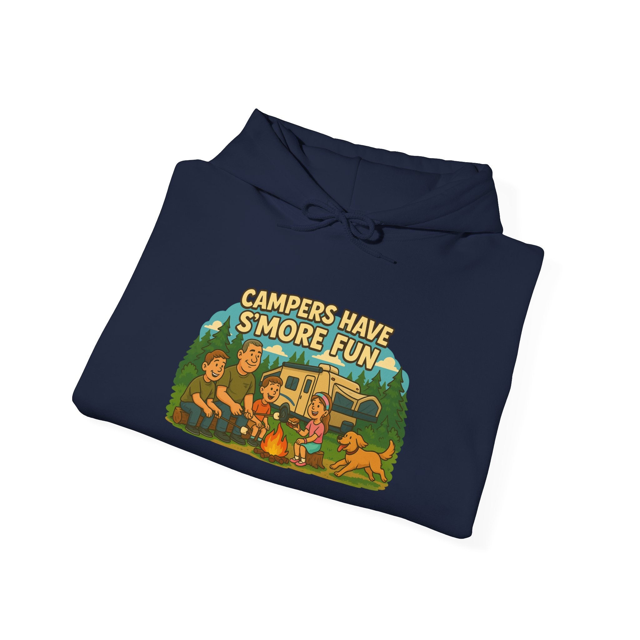Campfire Vibes Hoodie - Perfect for Outdoor Lovers, Camping Trips, Nature Adventures, Gift for Campers, Cozy Hooded Sweatshirt