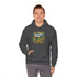 Campfire Adventure Hoodie with Retro Design, Cozy Gift for Outdoor Lovers, Perfect for Camping, Road Trips, and Casual Wear
