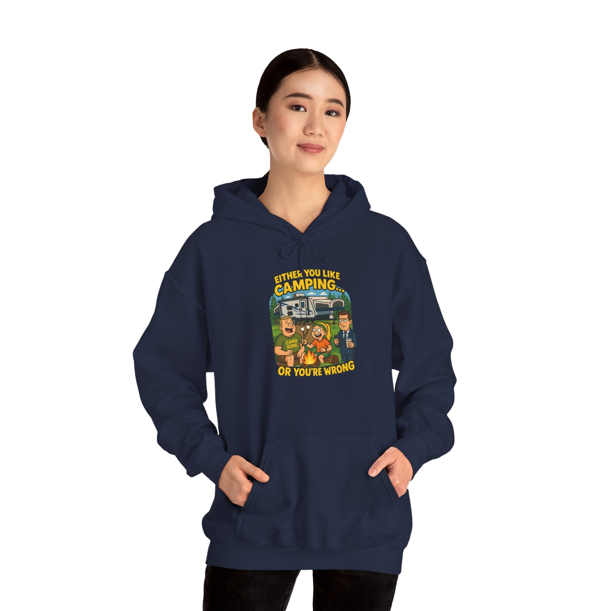 Camping Adventure Unisex Heavy Blend™ Hooded Sweatshirt