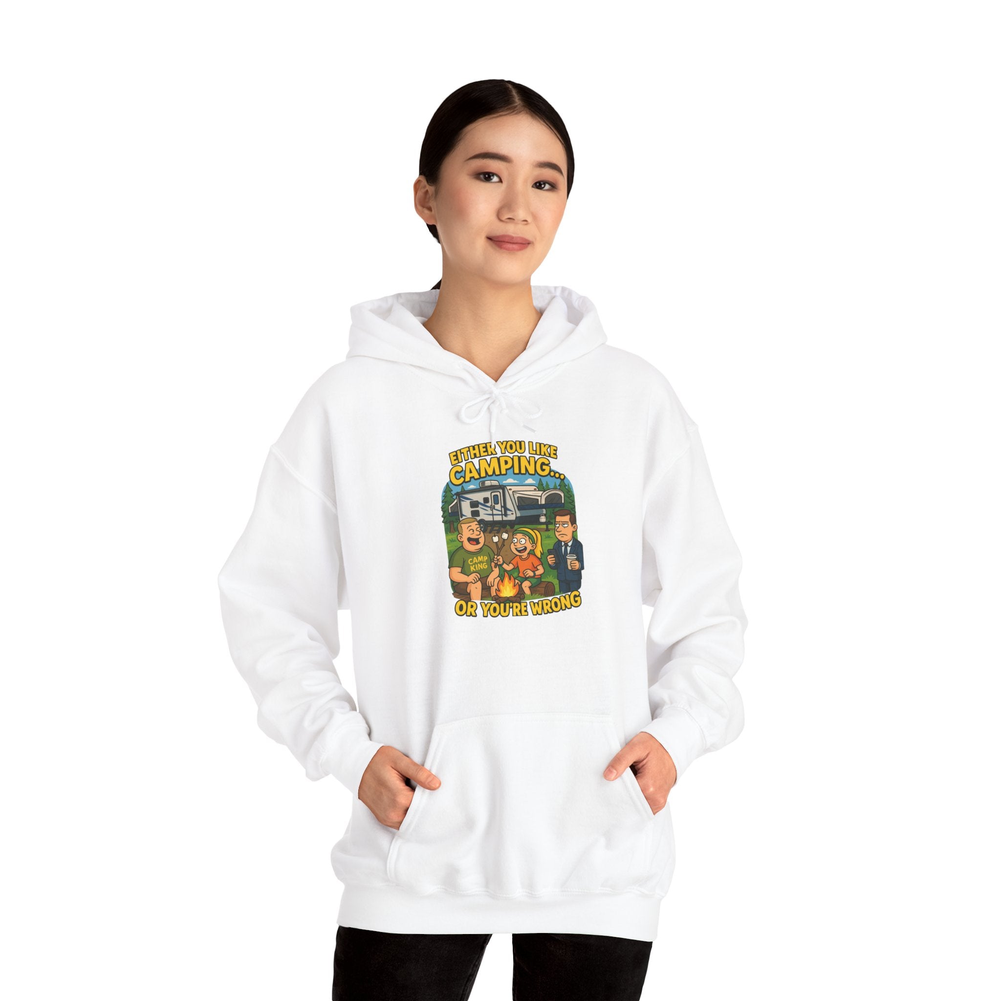 Camping Adventure Unisex Heavy Blend™ Hooded Sweatshirt