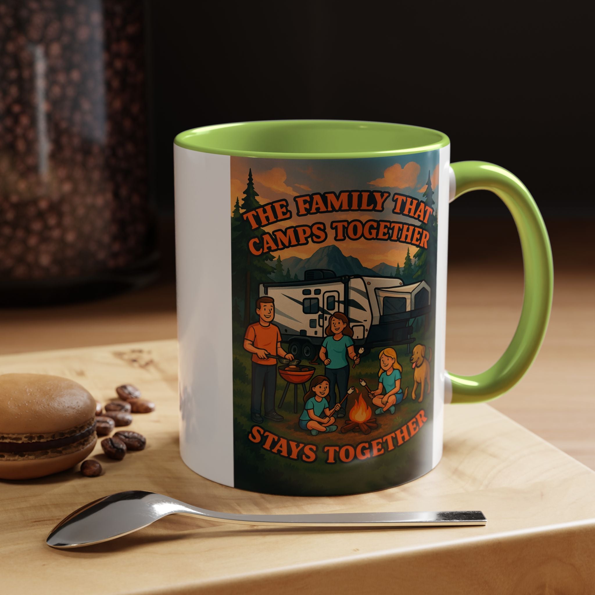 Camping Family Coffee Mug - Adventure, Nature, Family Time, Outdoor Enthusiasts, Gift for Campers