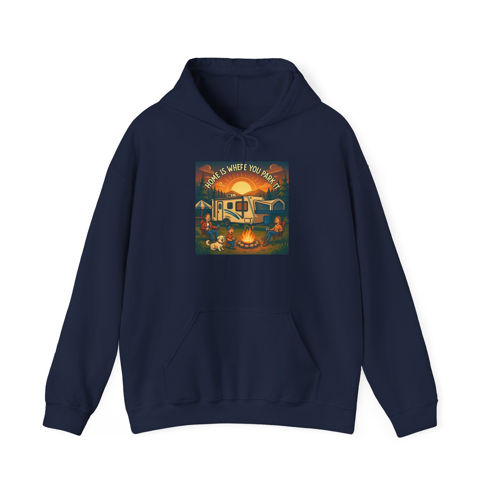 Cozy Campfire Vibes Hoodie, Unisex Sweatshirt for Camp Lovers, Autumn Apparel, Outdoor Adventure Gift, Family Get-Together