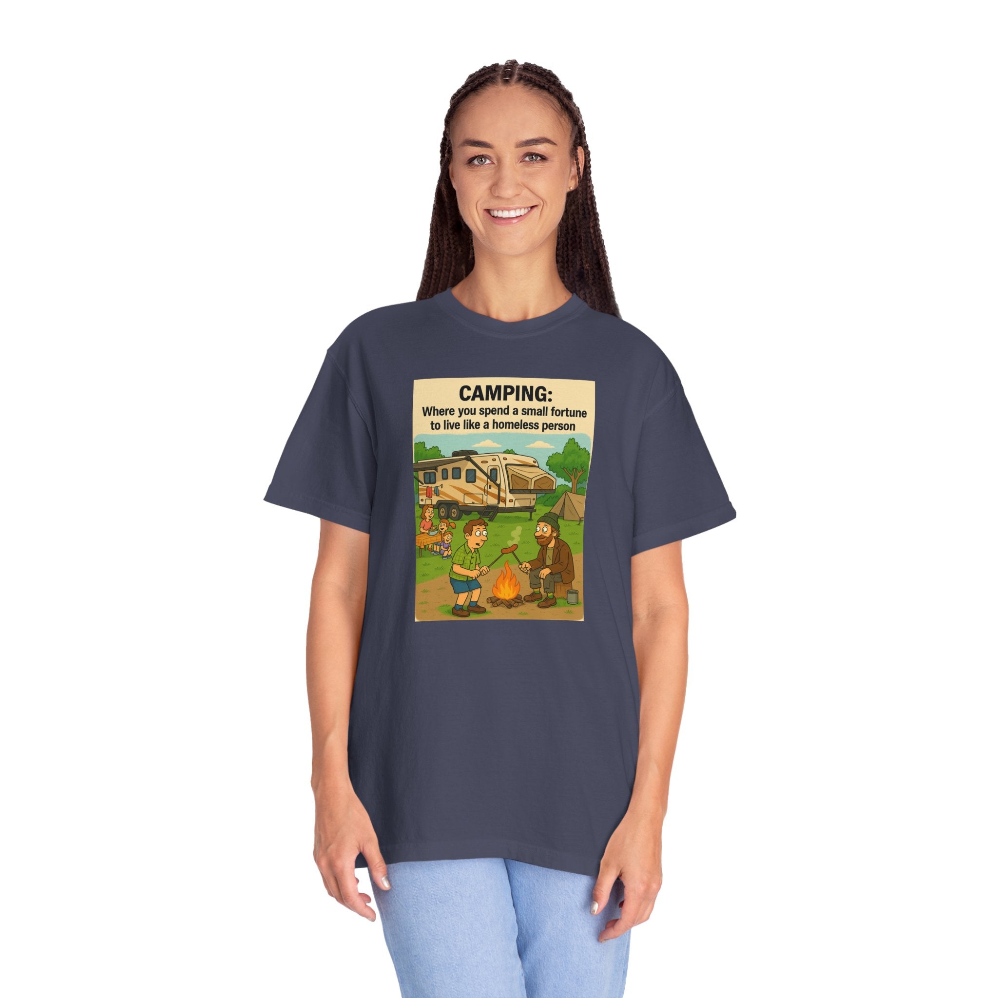 Camping Humor T-Shirt, Unisex Graphic Tee, Adventure Gift, Outdoor Lover Apparel, Funny Camping Shirt