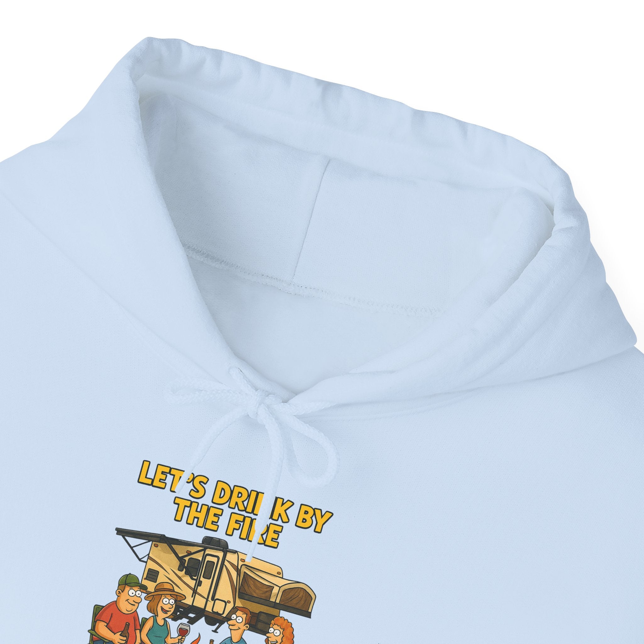 Cozy Family Gathering Hoodie - Let's Make Memories by the Fire, Family, Friends, Campfire, Gift, Holiday
