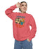 Camping Wine Sweatshirt | Unisex Garment-Dyed Pullover | Cozy Gift for Campers | Outdoor Adventures Apparel | Relaxed Fit Top