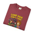 Camp Hair Don't Care T-Shirt, Unisex Garment-Dyed Tee, Camping Apparel, Funny Summer Shirt, Outdoor Lovers Gift, Vacation Essential