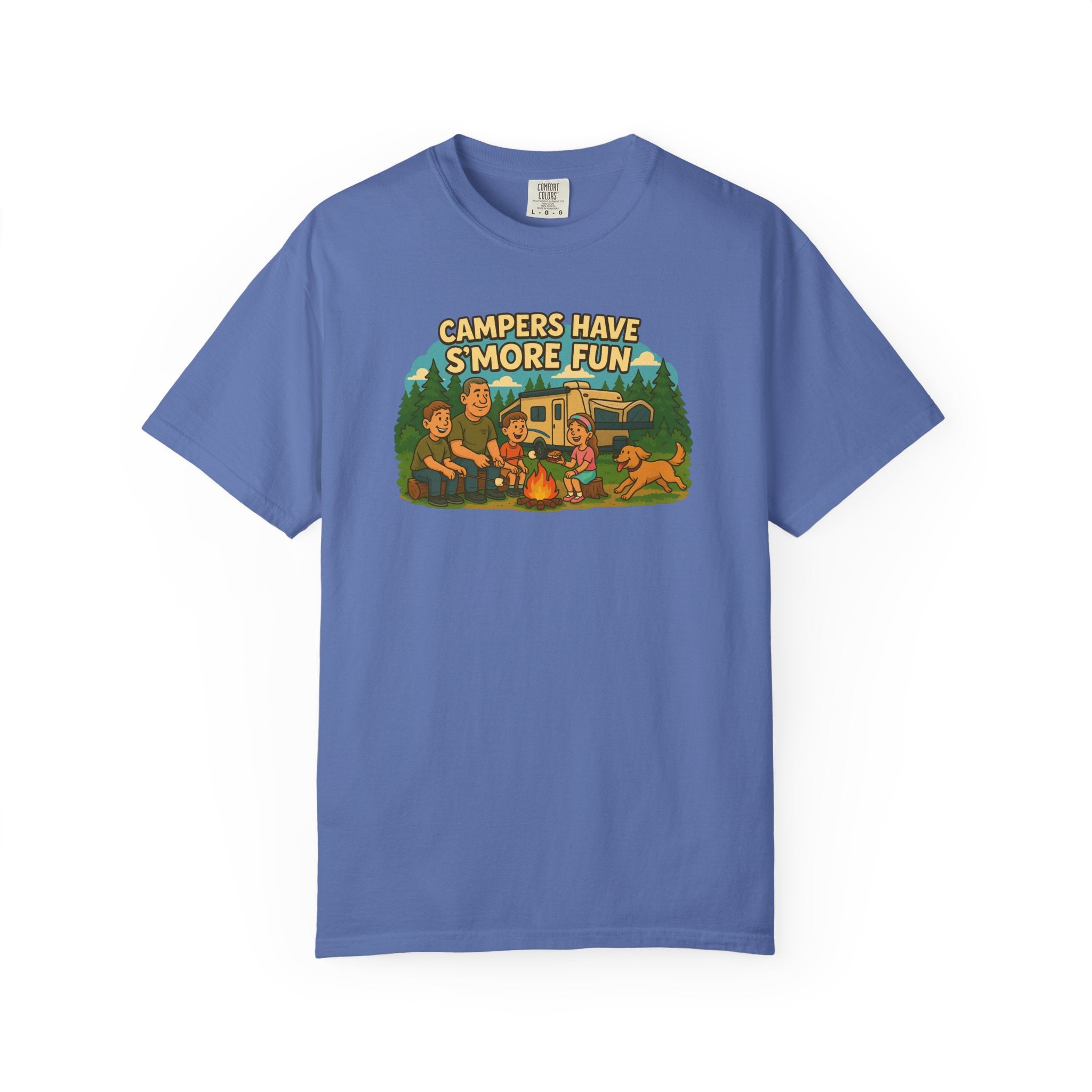 Camping T-Shirt for Outdoor Lovers, Perfect Gift for Campers, Adventure Tee, Vacation Shirt, Summer Fun Merchandise