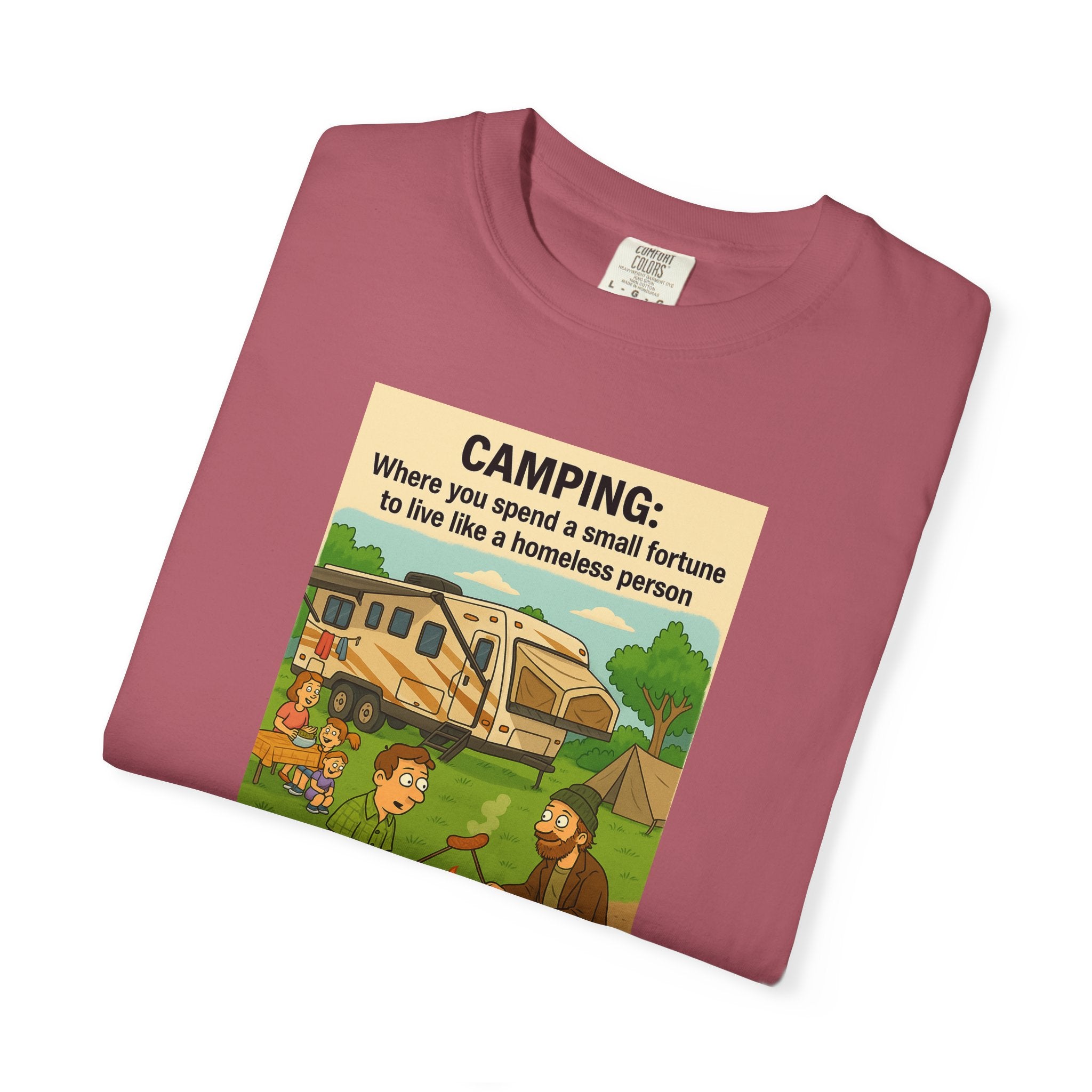 Camping Humor T-Shirt, Unisex Graphic Tee, Adventure Gift, Outdoor Lover Apparel, Funny Camping Shirt