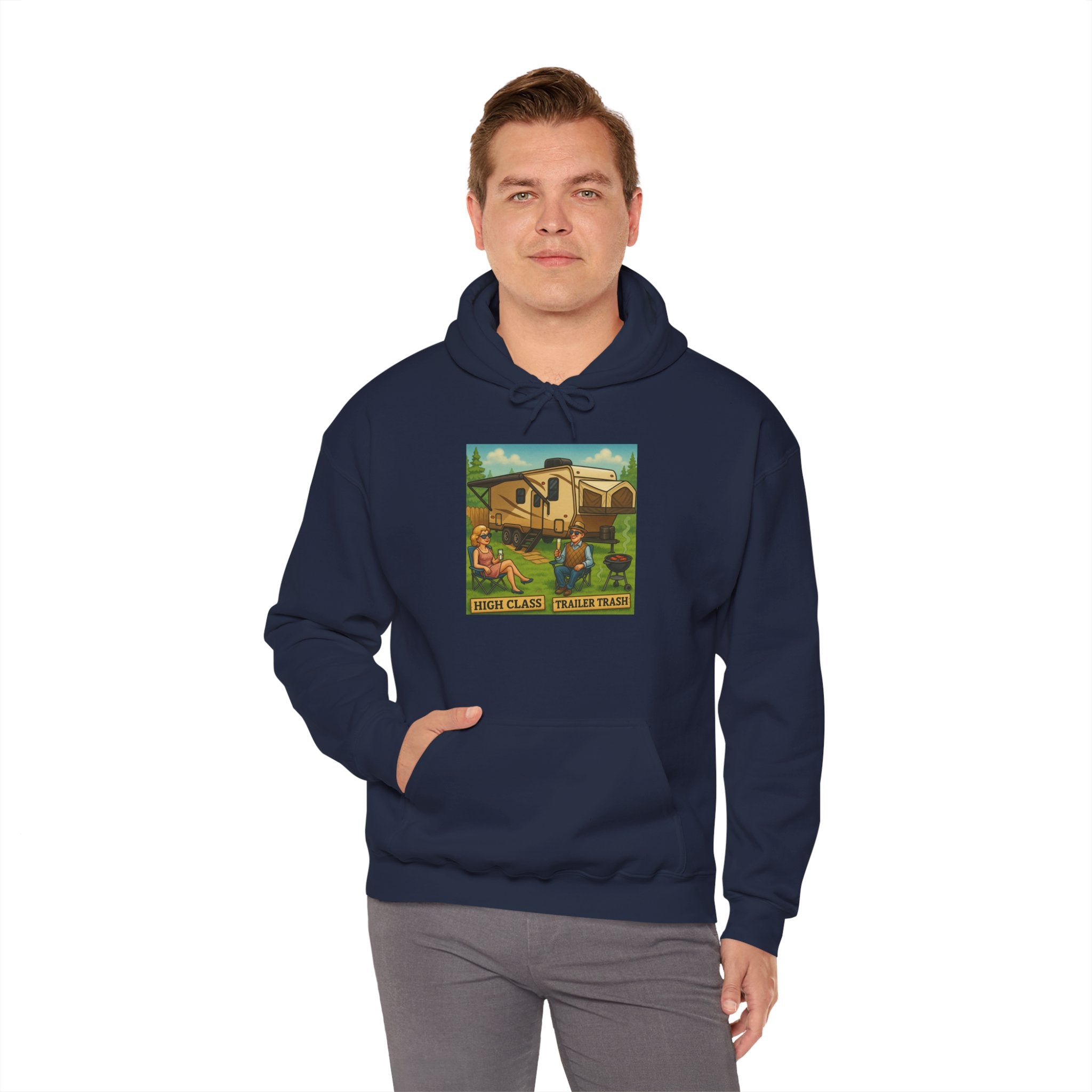 Italian Farm Scene Hoodie – Cozy Unisex Heavy Blend Sweatshirt
