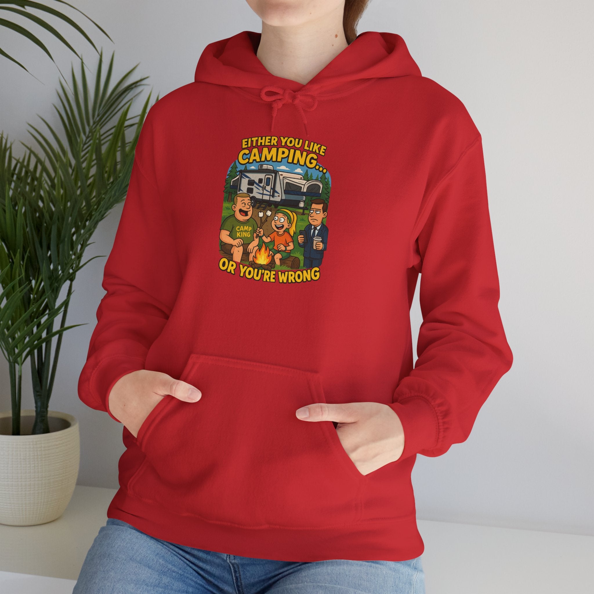 Camping Adventure Unisex Heavy Blend™ Hooded Sweatshirt