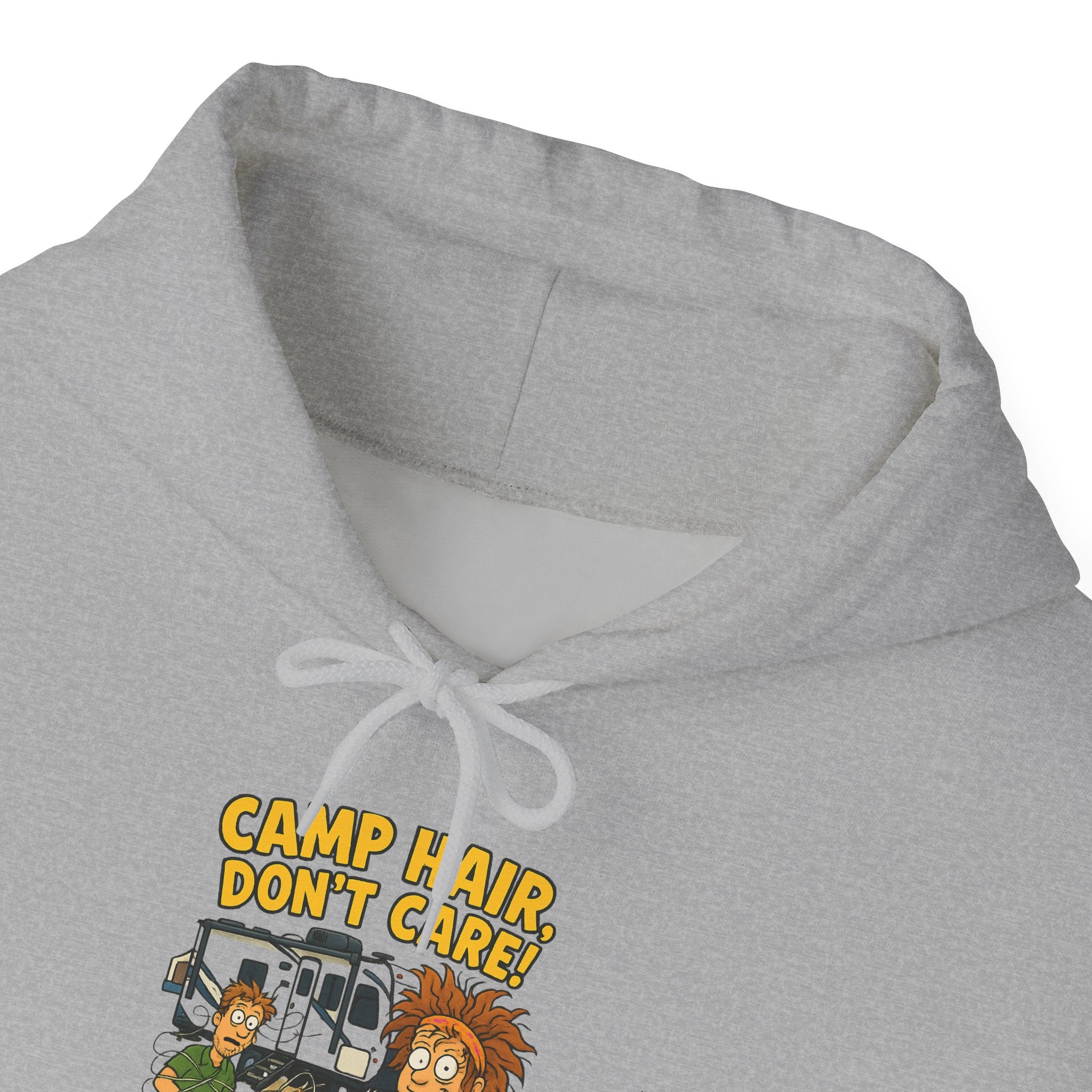 Camp Vibes Unisex Hooded Sweatshirt - Cozy, Funny Gift, Summer Nights, Outdoor Adventure, Camping Apparel