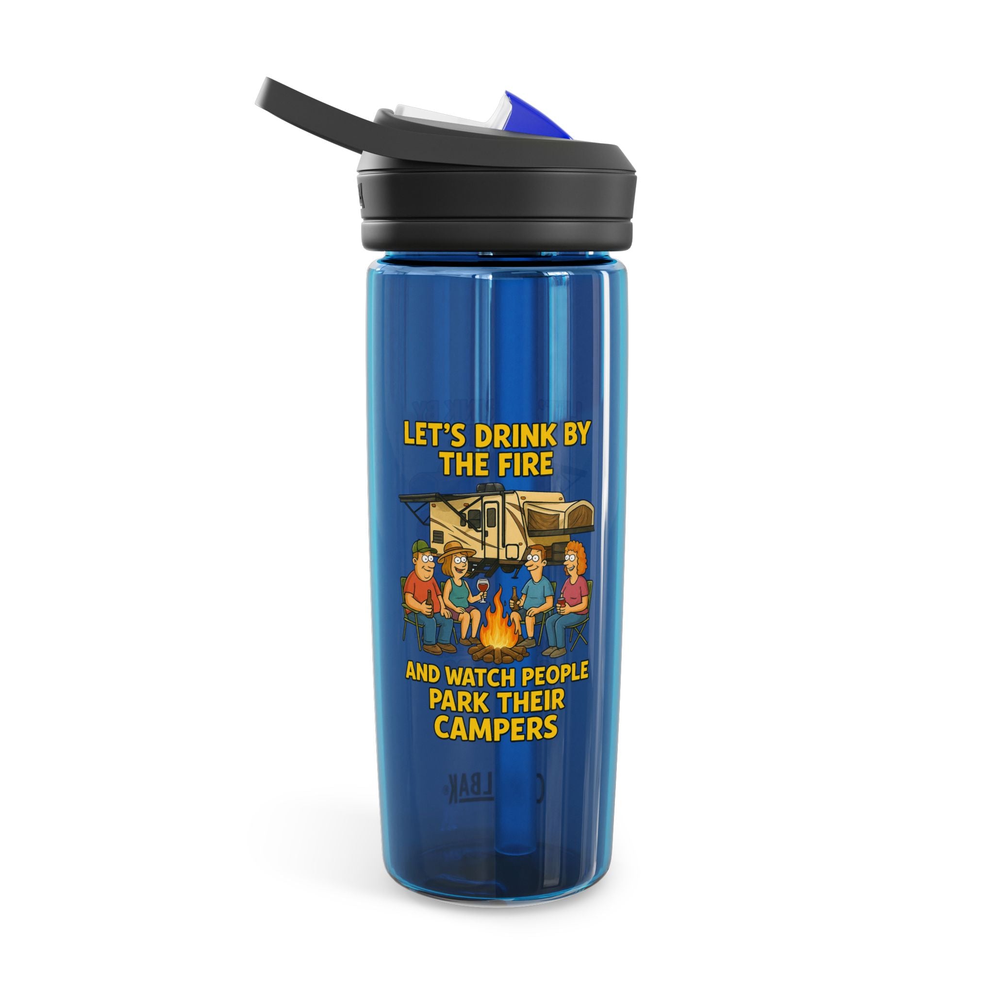 Camping Water Bottle with Funny Quote - Hydration Gift for Hikers, Outdoor Enthusiasts, Camping Trip Essential, Campfire Decor, Summer [...]