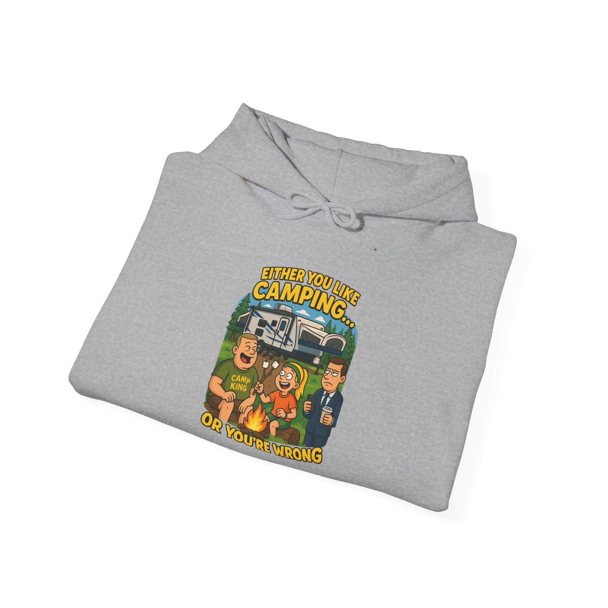 Camping Adventure Unisex Heavy Blend™ Hooded Sweatshirt