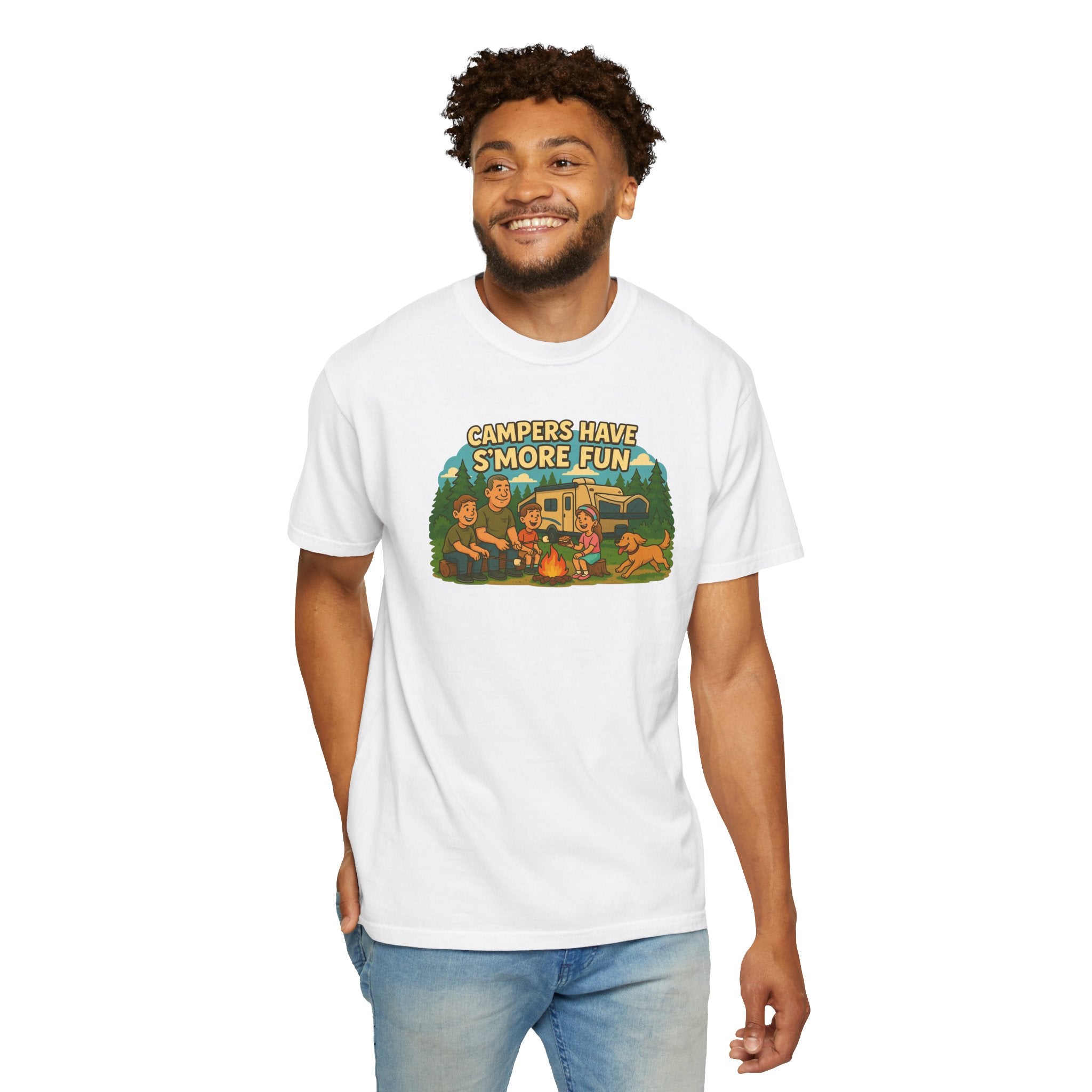 Camping T-Shirt for Outdoor Lovers, Perfect Gift for Campers, Adventure Tee, Vacation Shirt, Summer Fun Merchandise