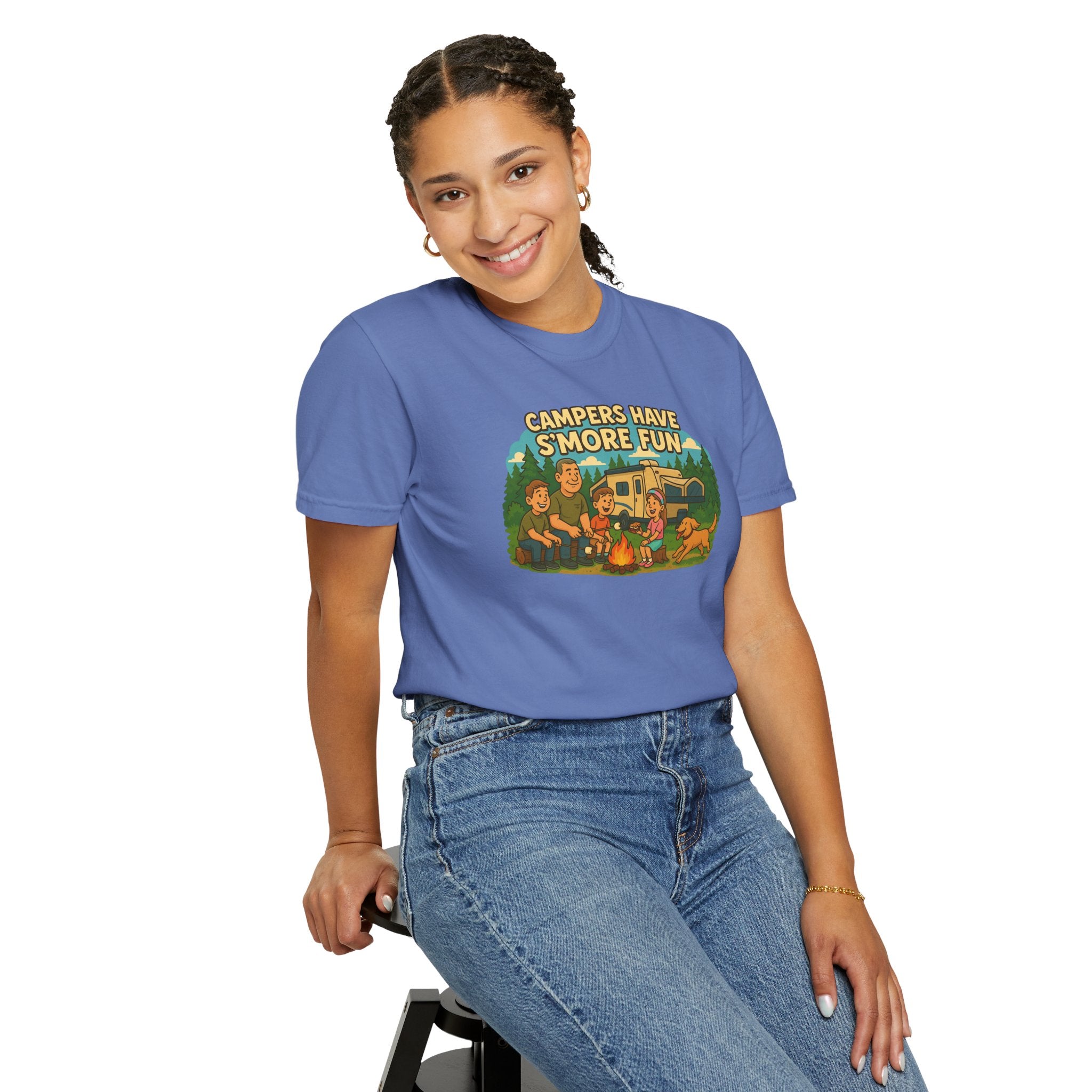 Camping T-Shirt for Outdoor Lovers, Perfect Gift for Campers, Adventure Tee, Vacation Shirt, Summer Fun Merchandise