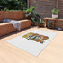 Camp-Themed Outdoor Rug - Perfect for Camping, RV Trips, Beach Days, Front Porch Decor, and Family Gatherings