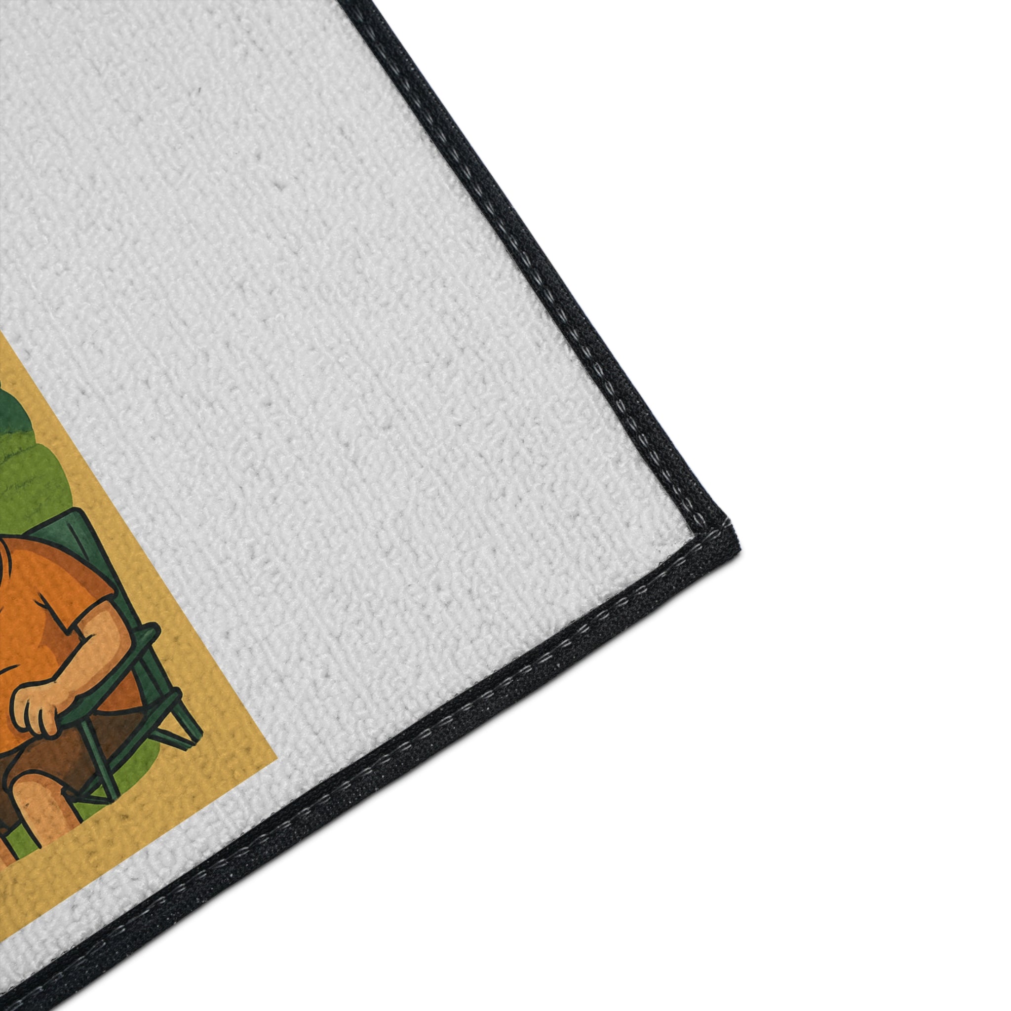 Campfire Vibes Floor Mat - Perfect for Outdoor Gatherings, RV Adventures, Gift for Camping Enthusiasts, Wine Lovers, Patio Decor