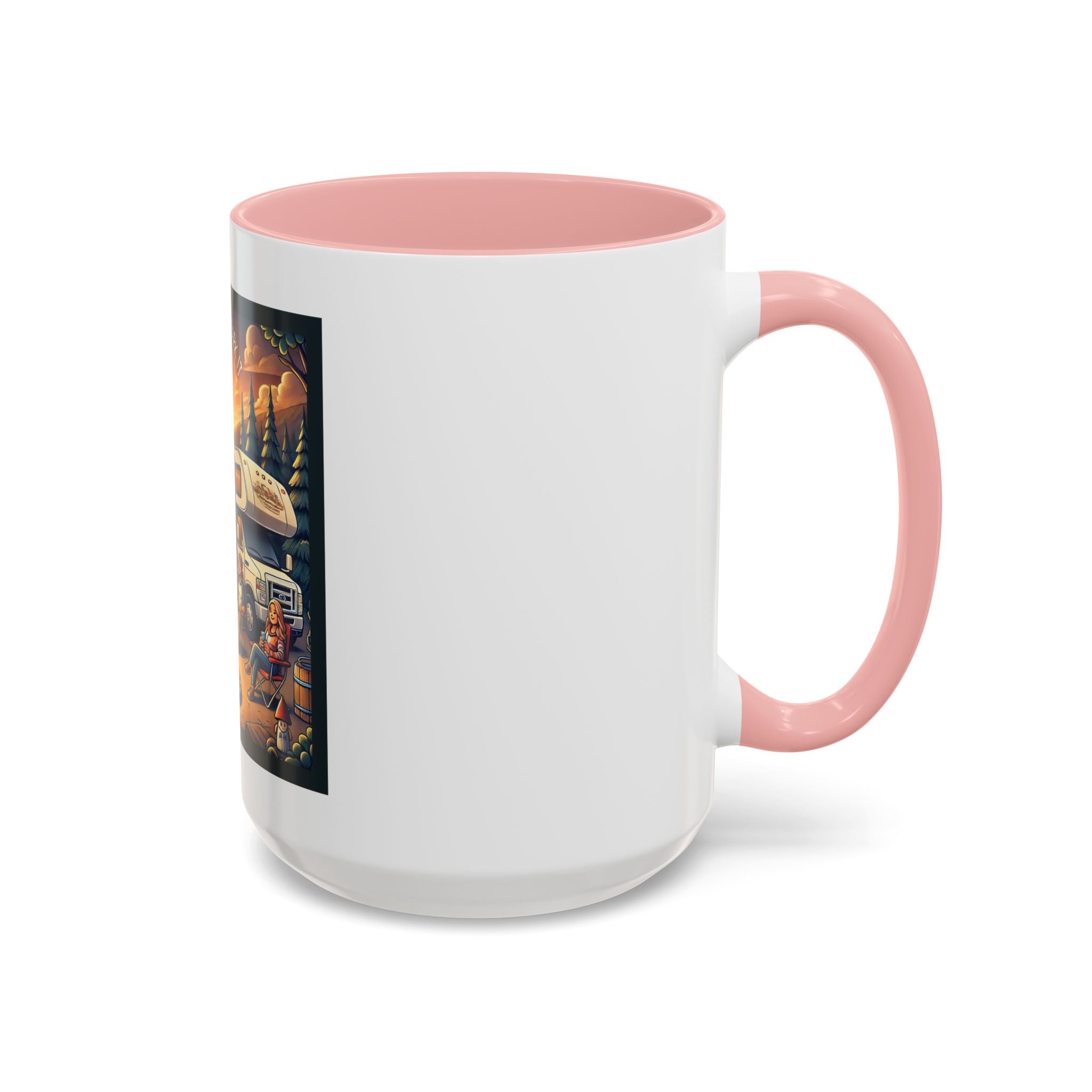 Mug - Home is where you park it Accent Coffee Mug (11, 15oz)