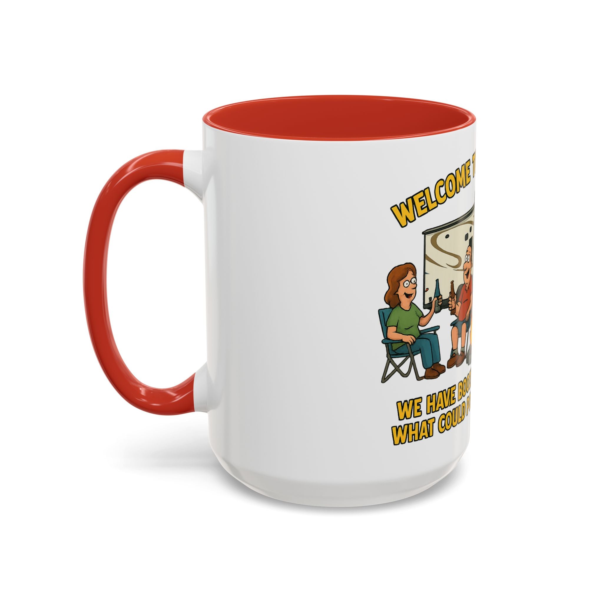 Cozy Firepit Mug | Ideal for Camping Lovers, Humorous Coffee Gifts, Outdoor Gatherings, Funny Kitchen Decor, Welcome Party Accessories