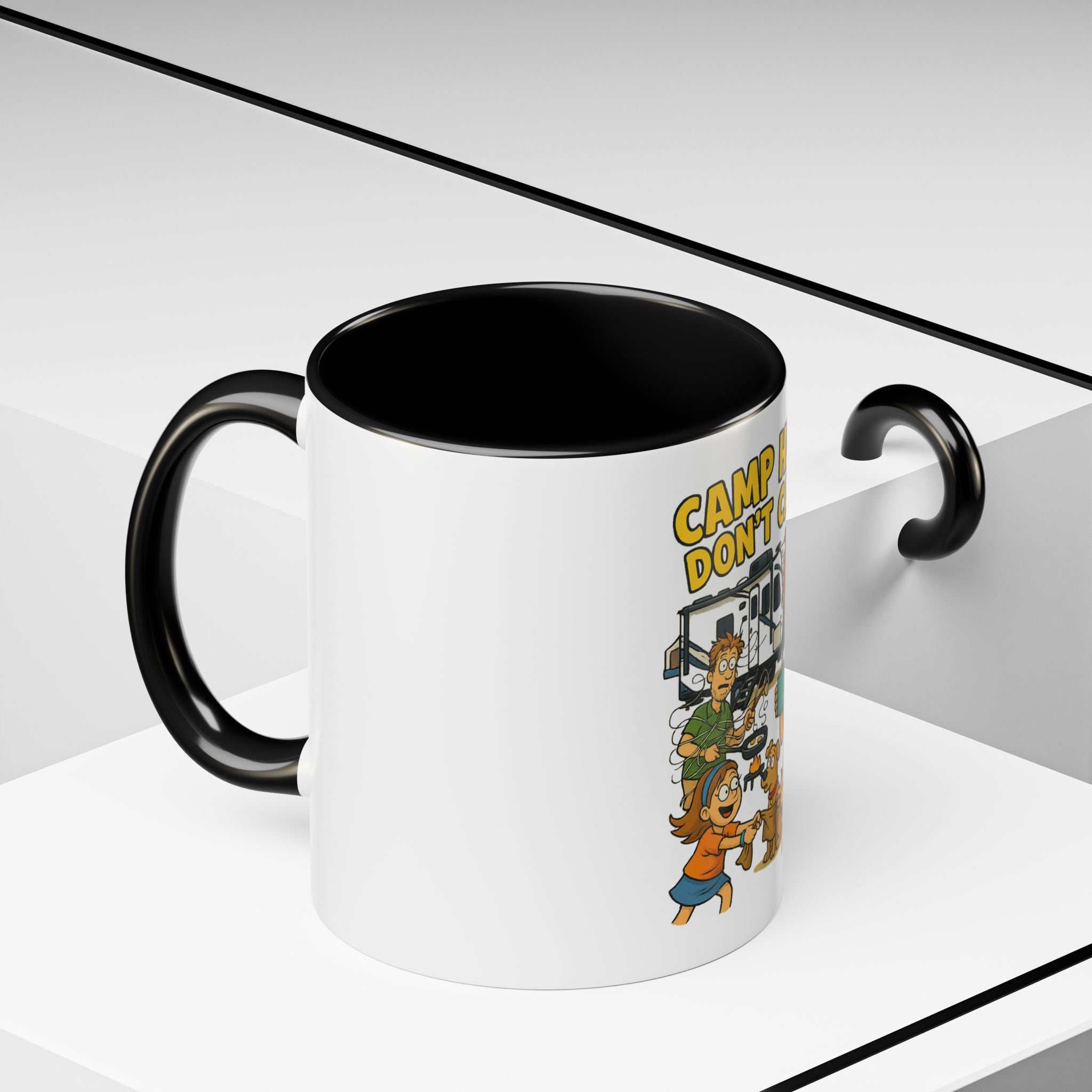 Camp Hair Coffee Mug, Funny Mug for Campers, Outdoor Lover Gift, Family Camping Mug, Humorous Coffee Cup