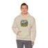 Campfire Adventure Hoodie with Retro Design, Cozy Gift for Outdoor Lovers, Perfect for Camping, Road Trips, and Casual Wear