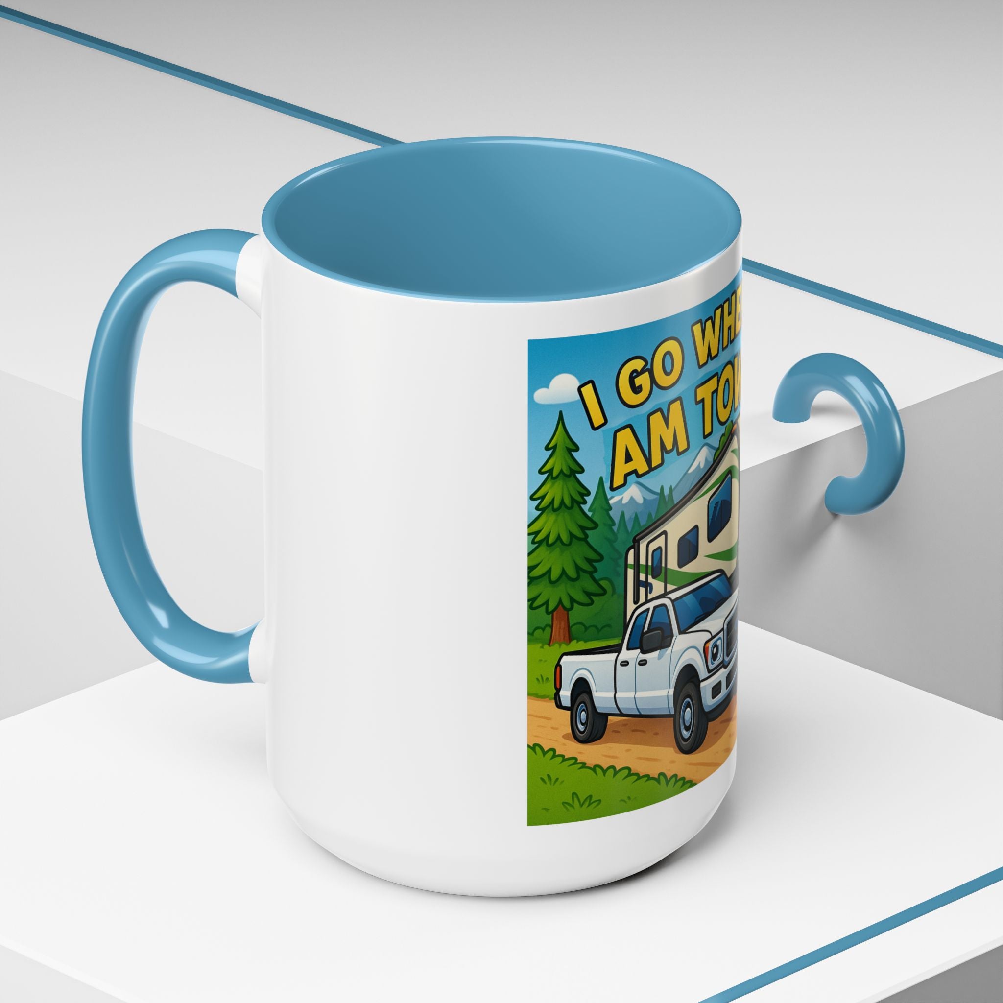 Adventure Camping Coffee Mug, RV Lover Gift, Hiking Mug, Travel Enthusiast Ceramic Cup, Nature Lover Drinkware