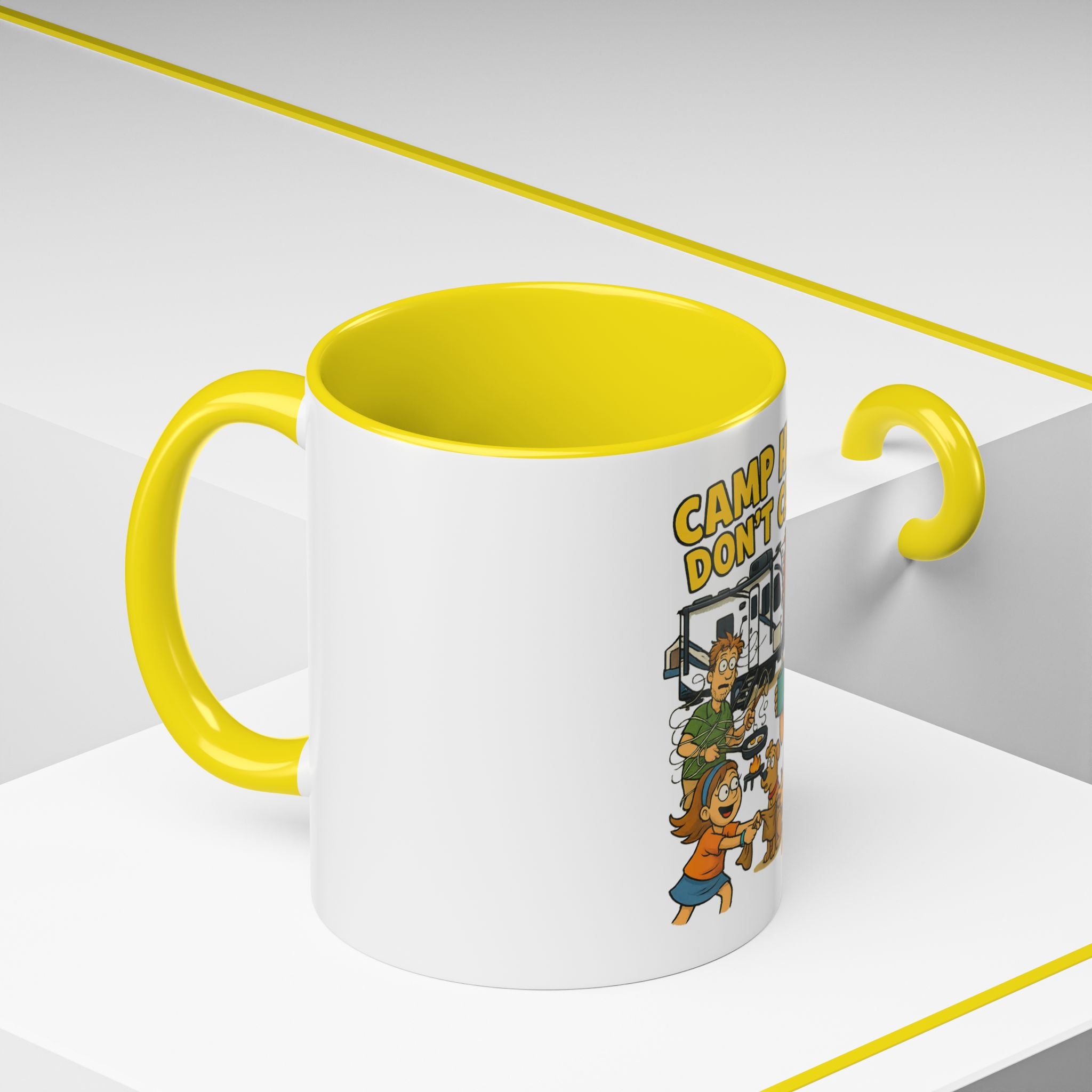 Camp Hair Coffee Mug, Funny Mug for Campers, Outdoor Lover Gift, Family Camping Mug, Humorous Coffee Cup