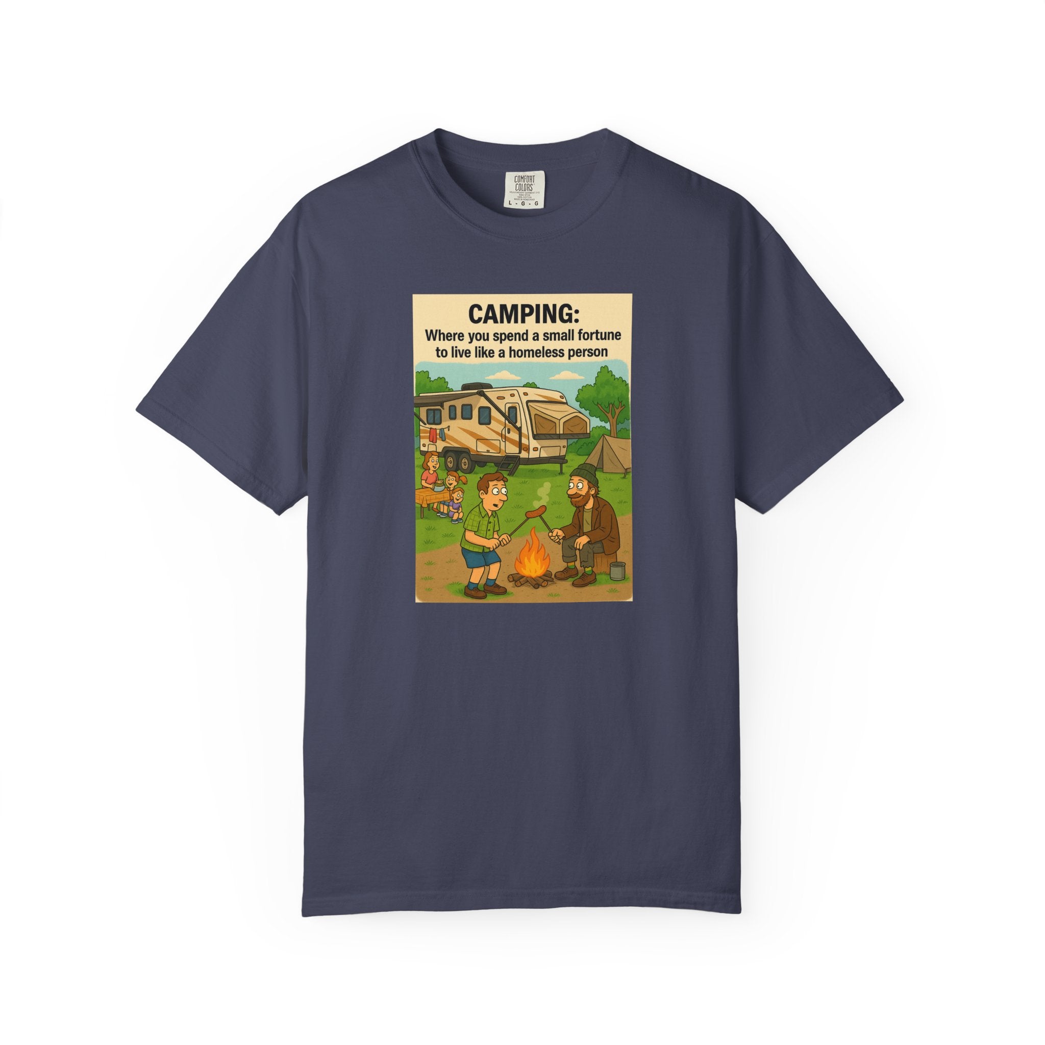 Camping Humor T-Shirt, Unisex Graphic Tee, Adventure Gift, Outdoor Lover Apparel, Funny Camping Shirt