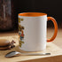 Campfire Accent Coffee Mug, Camping Gift, Outdoor Adventure Mug, RV Lovers Coffee Cup, Relaxing by the Fire