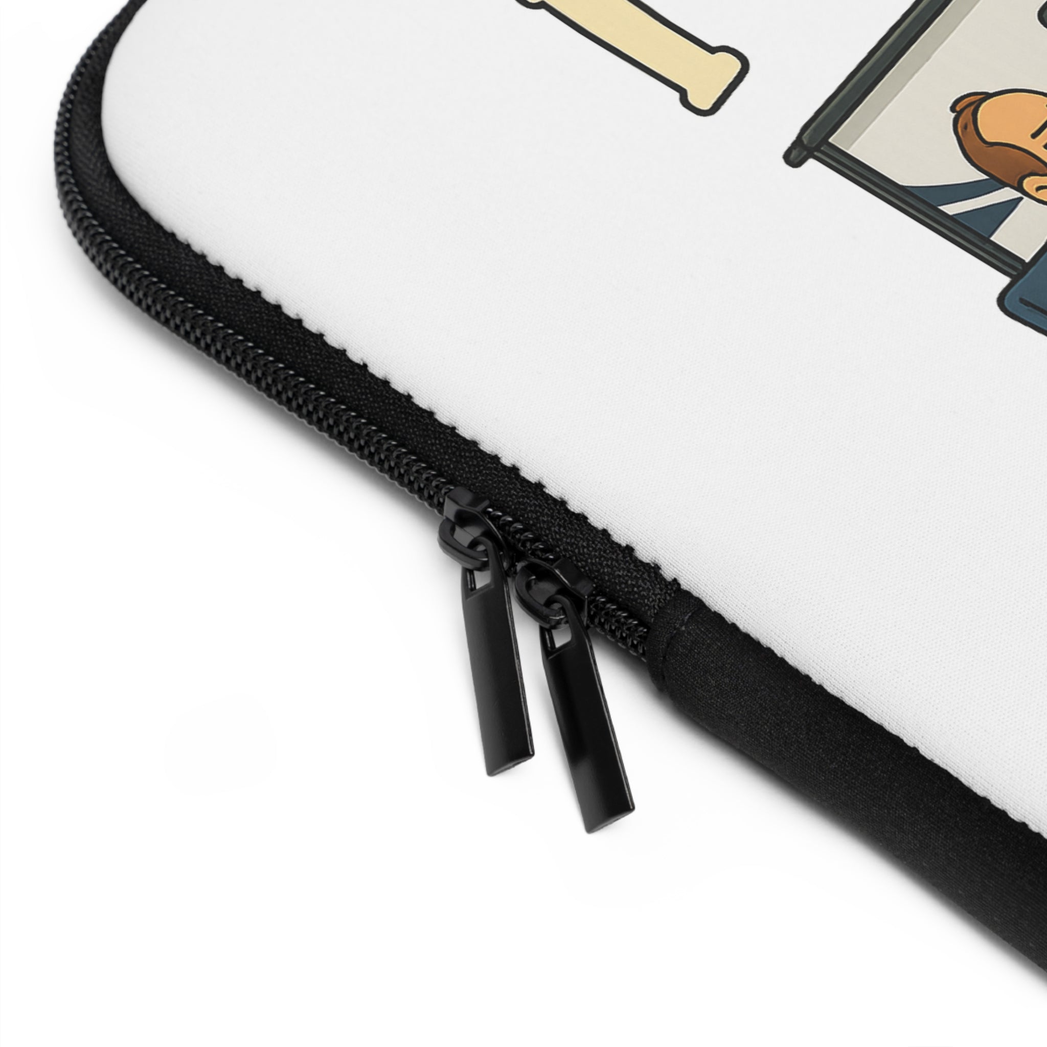 Funny Camping Laptop Sleeve - "I Camp Because Punching People is Frowned Upon"