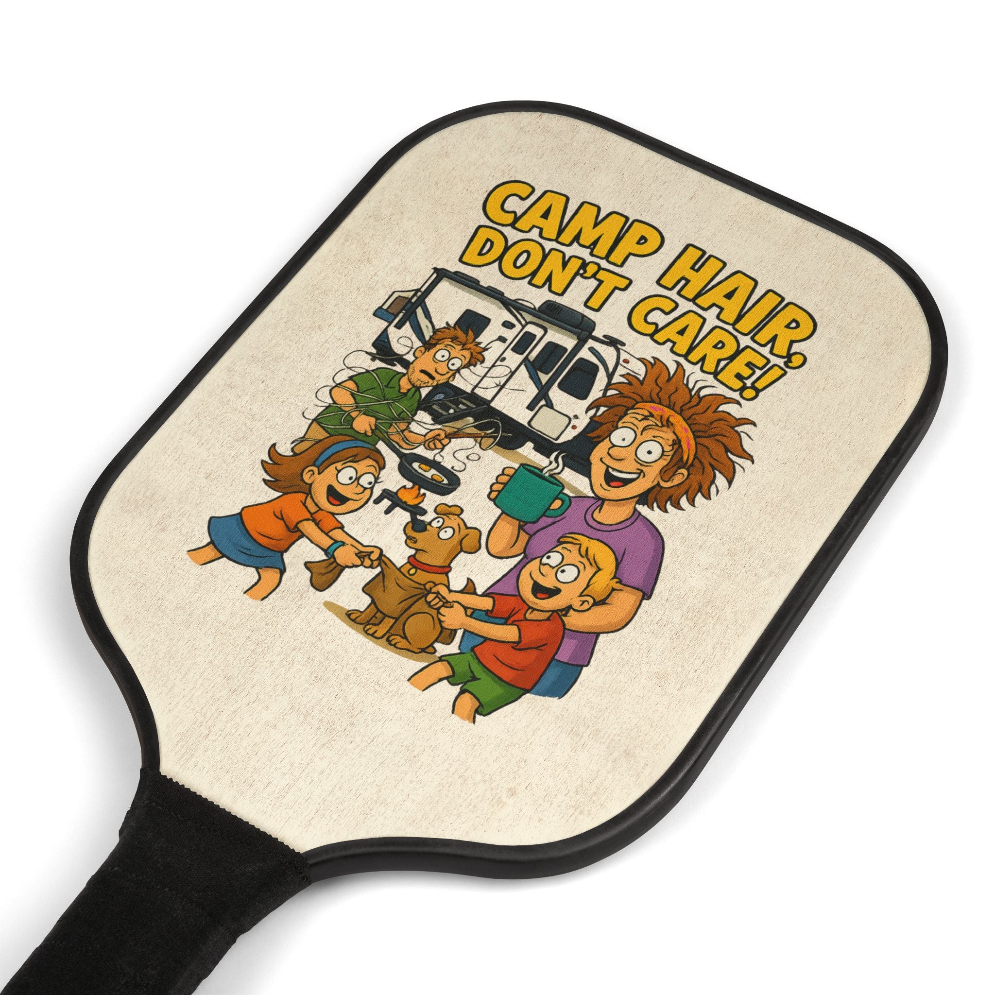 Pickleball Paddle Set with Fun Design, Perfect for Pickleball Lovers, Campers, Sports Gift, Outdoor Fun, Adventure Gear