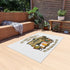 Camping Outdoor Rug - 'We Aren't Here for a Long Time' Design