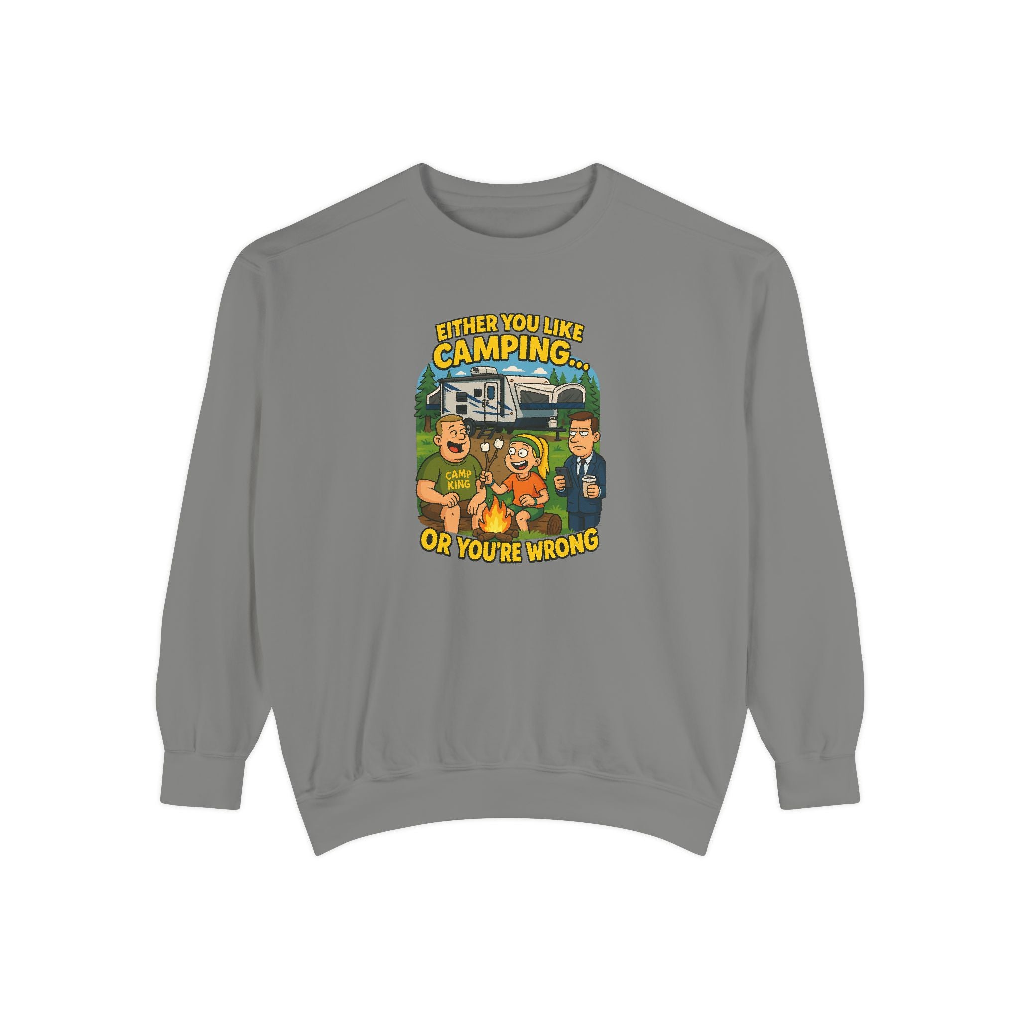 Camping Adventure Sweatshirt - Perfect for Outdoor Lovers