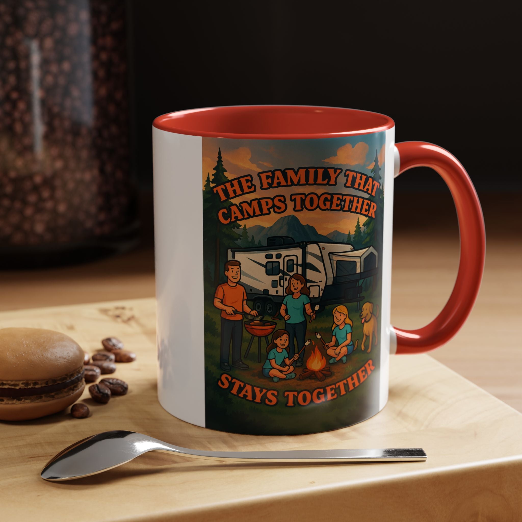 Camping Family Coffee Mug - Adventure, Nature, Family Time, Outdoor Enthusiasts, Gift for Campers
