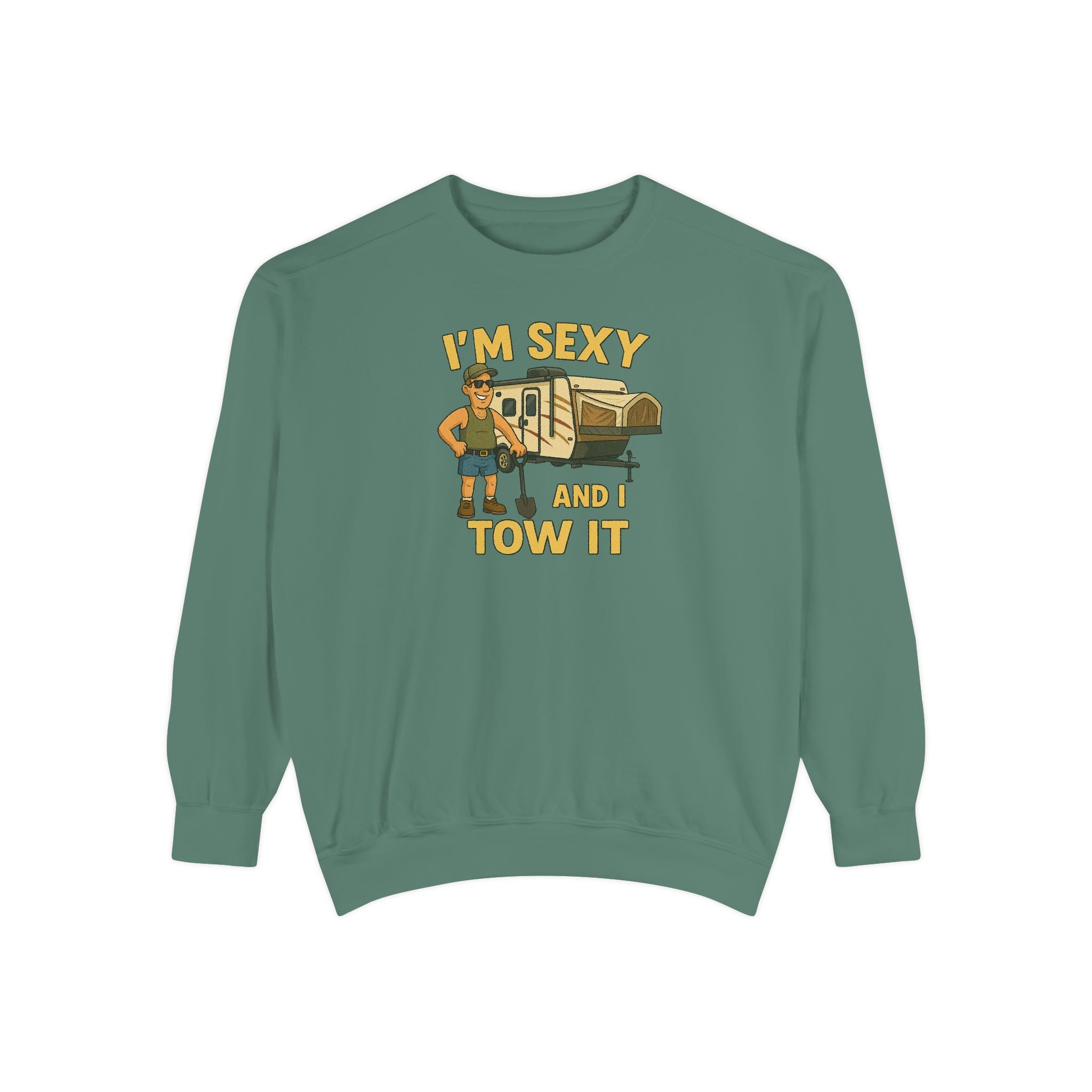 Funny Tow Truck Sweatshirt, Unisex Garment-Dyed Pullover, Casual Gift for Drivers, Trucking Humor Apparel, Cozy Fall Outfit, Perfect [...]