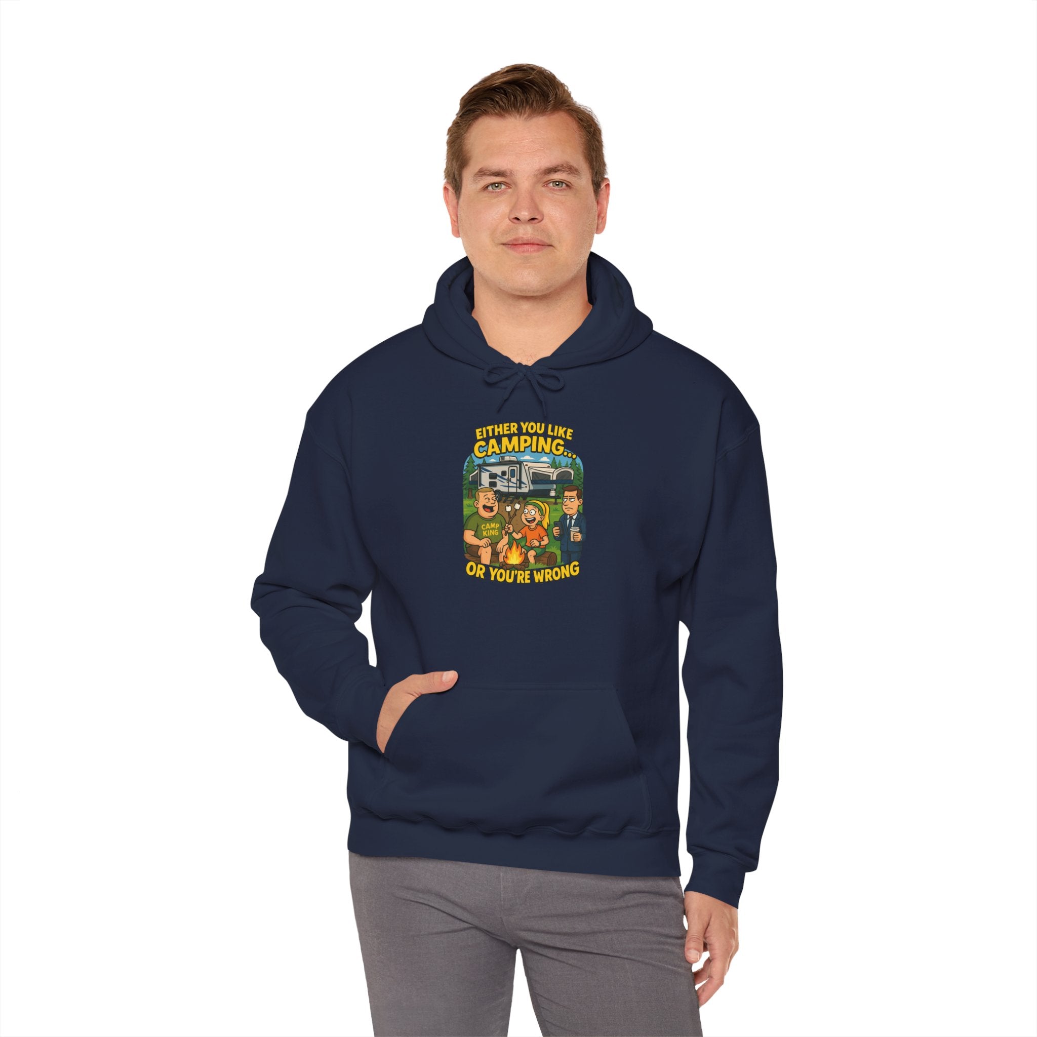 Camping Adventure Unisex Heavy Blend™ Hooded Sweatshirt