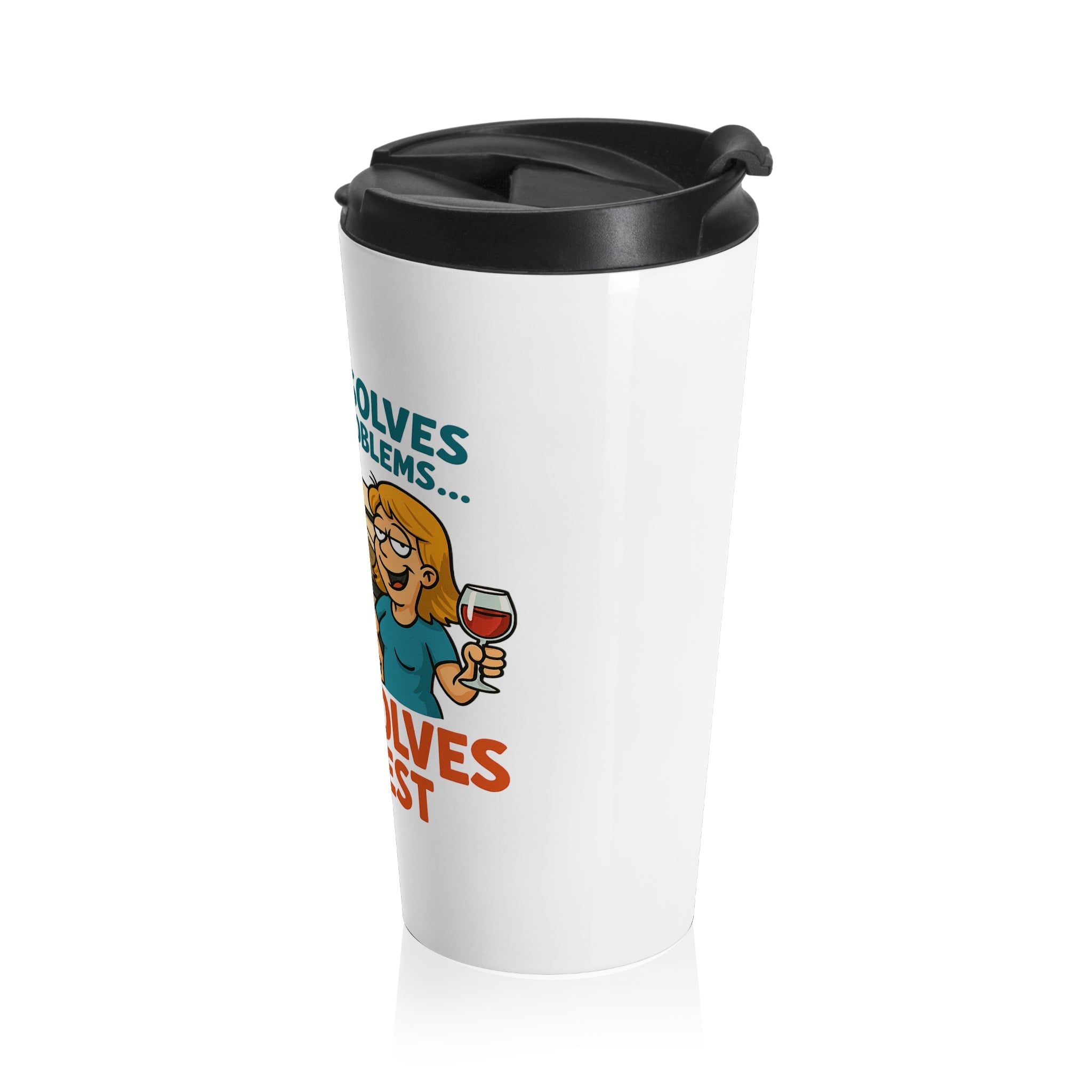 Adventurous Wine Lover's Travel Mug | Camping, Outdoor Gift, Funny Mug, Coffee Cup, Road Trip Essentials