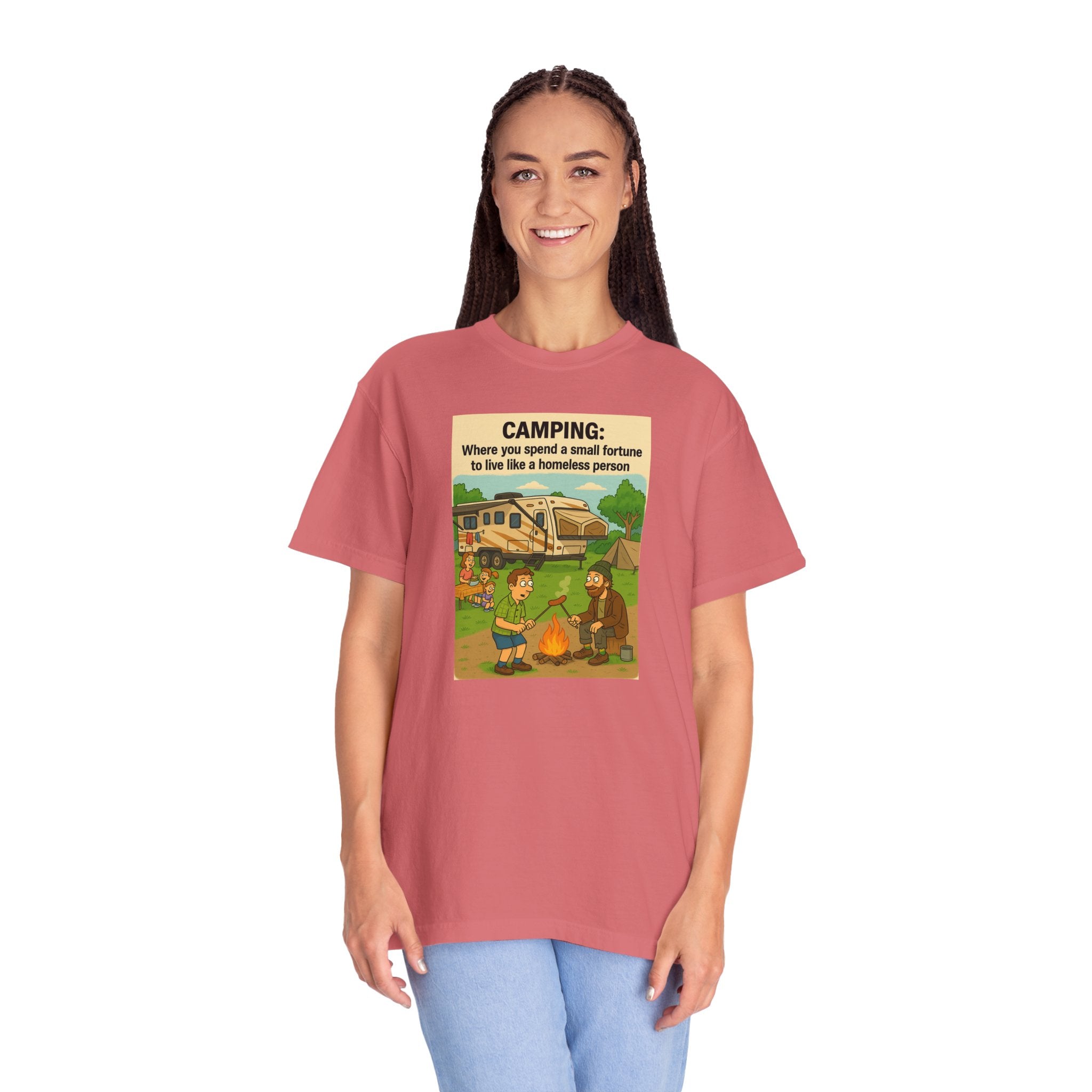 Camping Humor T-Shirt, Unisex Graphic Tee, Adventure Gift, Outdoor Lover Apparel, Funny Camping Shirt