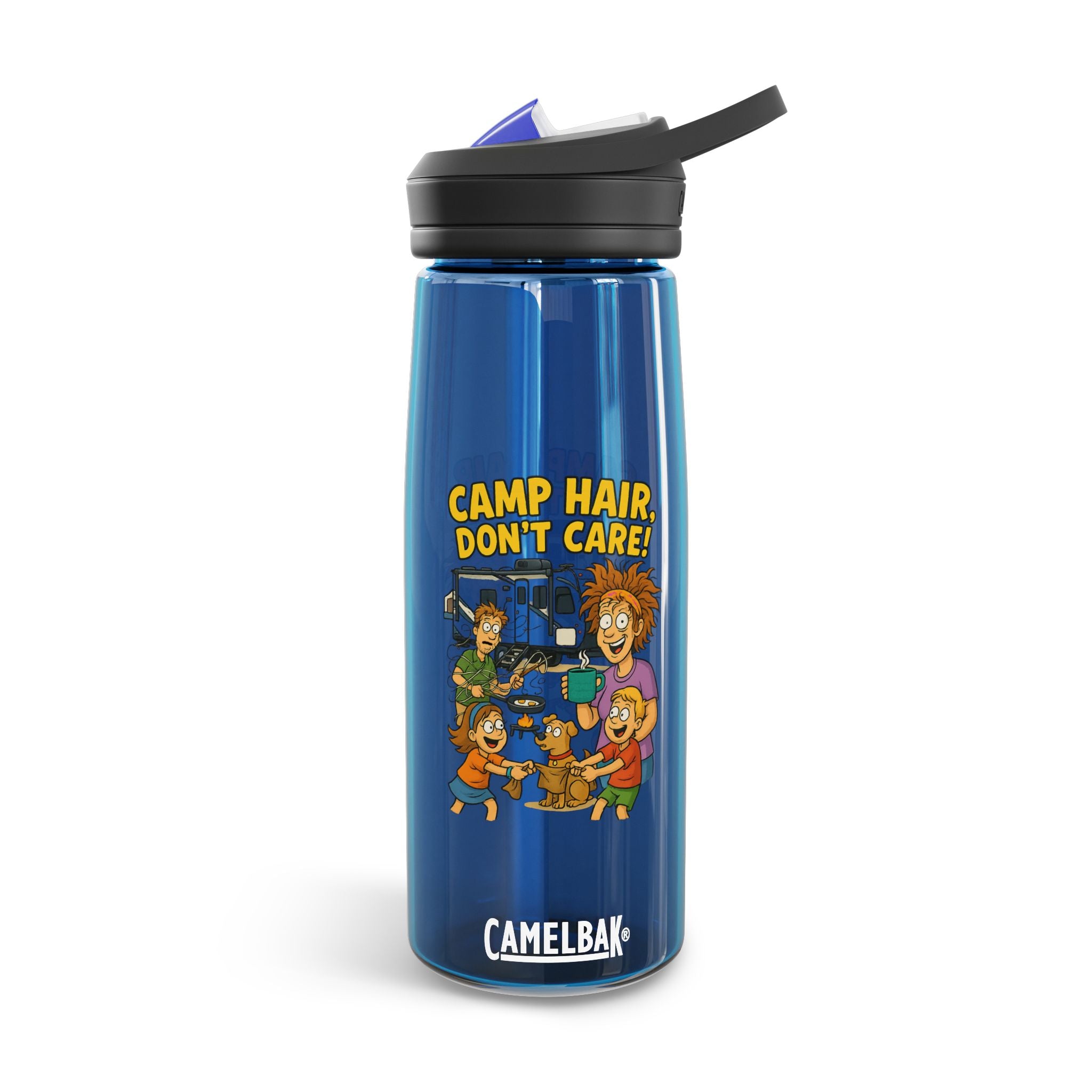 Fun Cartoon Water Bottle, BPA-Free Flask for Outdoor Adventures, Gift for Kids, Hydro Flask for Campers, Ideal for Travel & Exercise