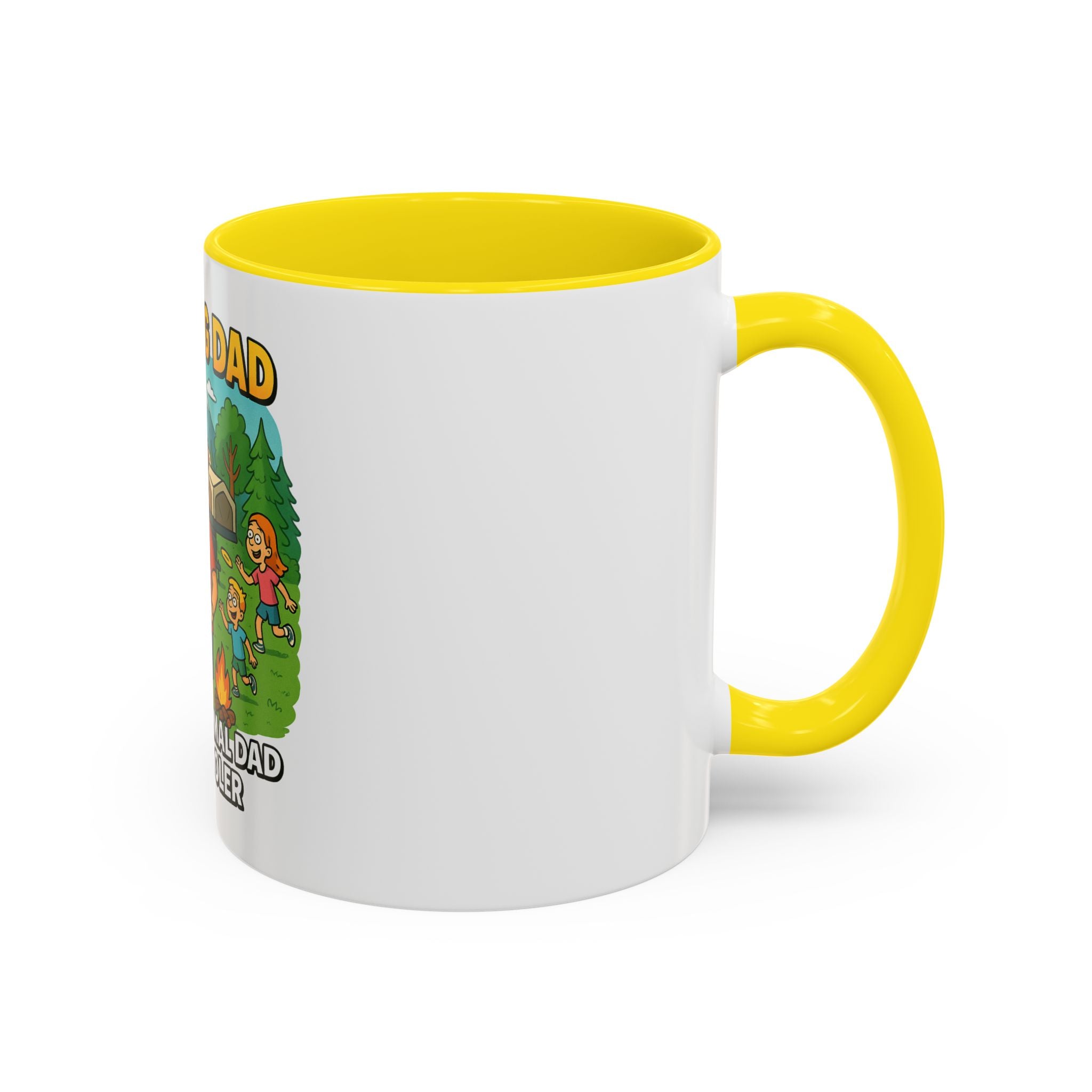 Cool Camping Dad Coffee Mug - Fun Outdoor Adventure Gift
