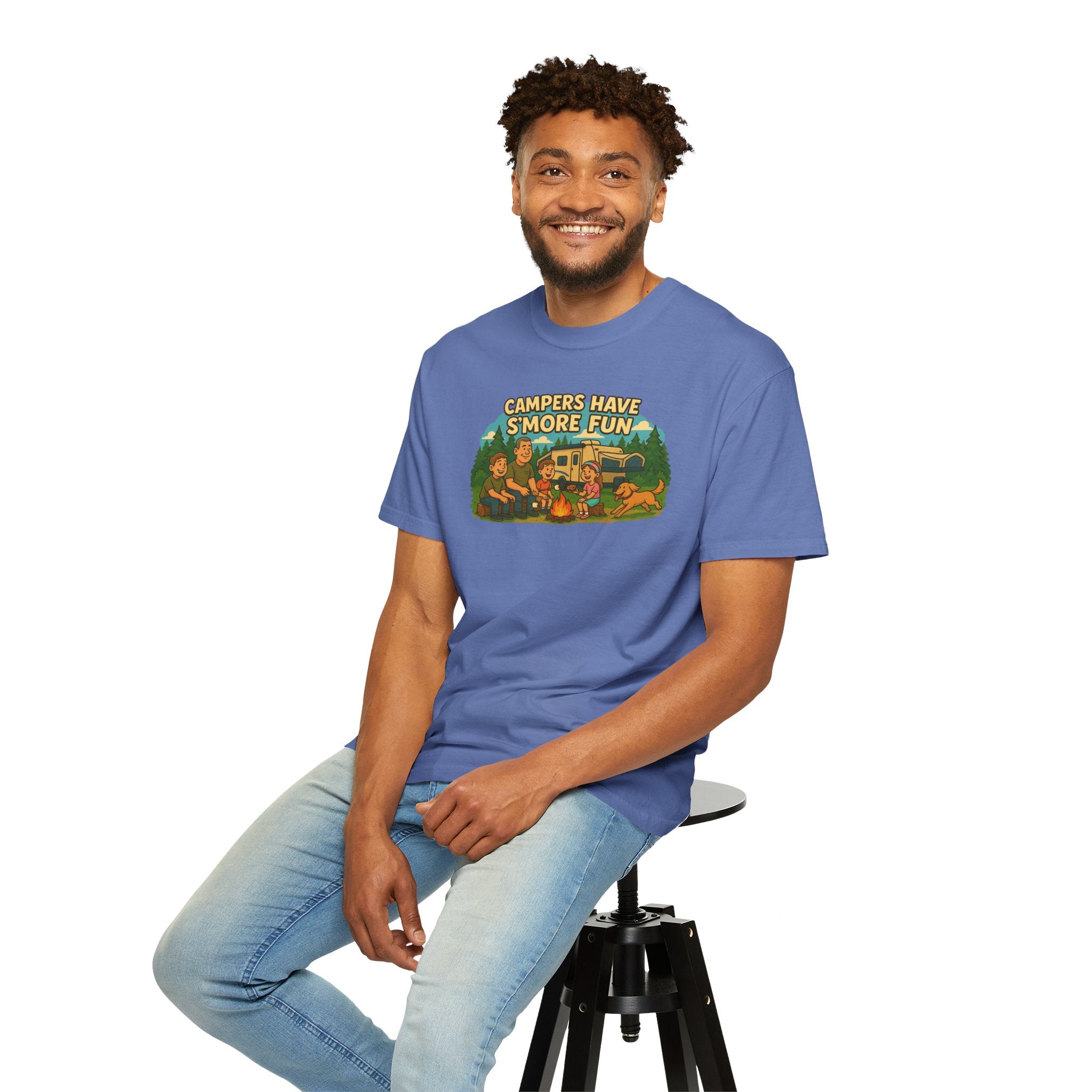Camping T-Shirt for Outdoor Lovers, Perfect Gift for Campers, Adventure Tee, Vacation Shirt, Summer Fun Merchandise