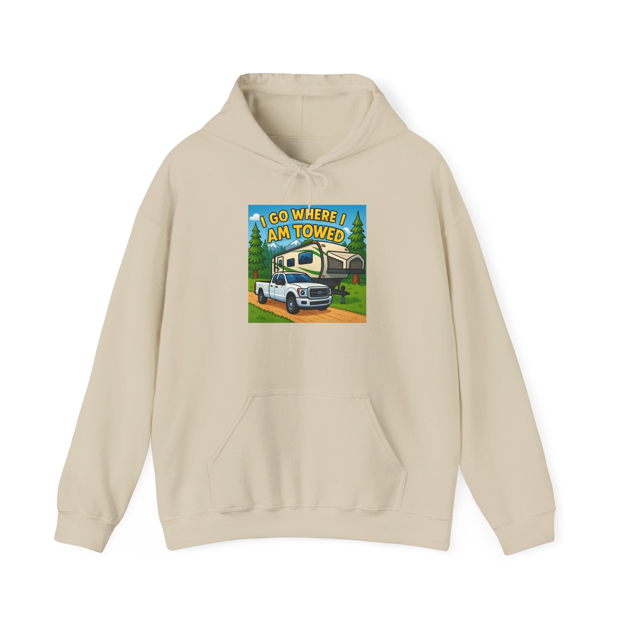 Adventure-Themed Hooded Sweatshirt - Perfect for Travel Enthusiasts, Camper Gifts, Cozy Outings, Outdoor Activities, Road Trip Essentials